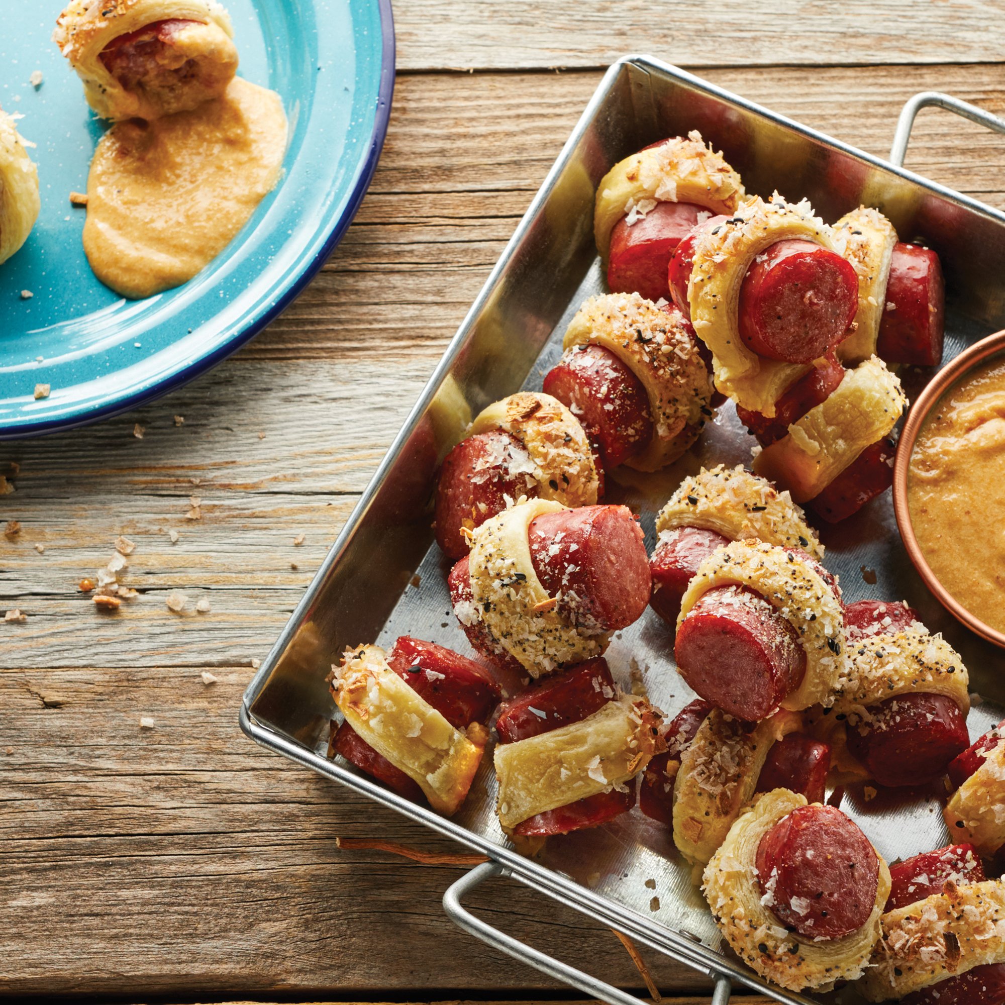 Beer Cheese with Pigs in Blankets Recipe from HEB