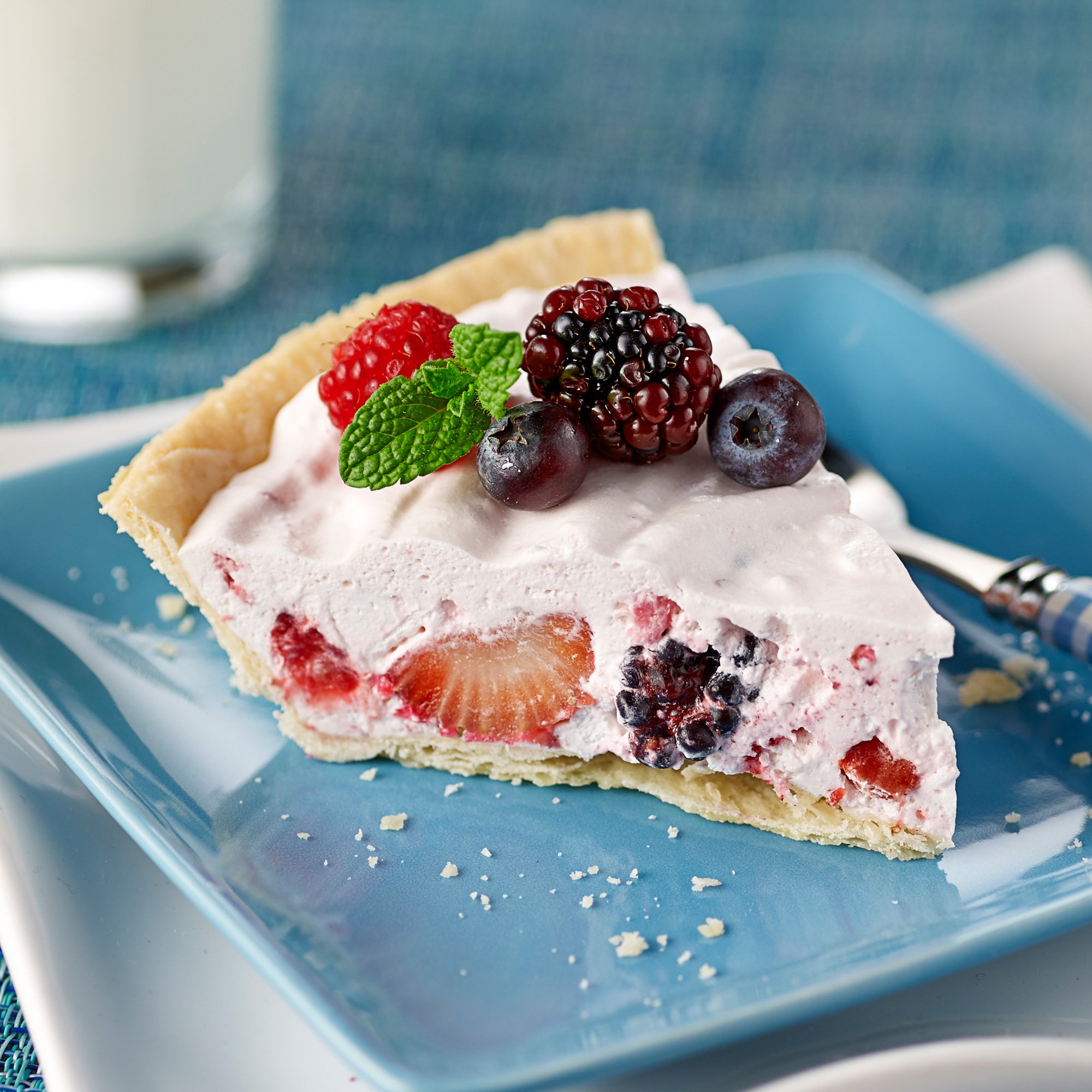 Berries And Cream Pie Recipe from HEB