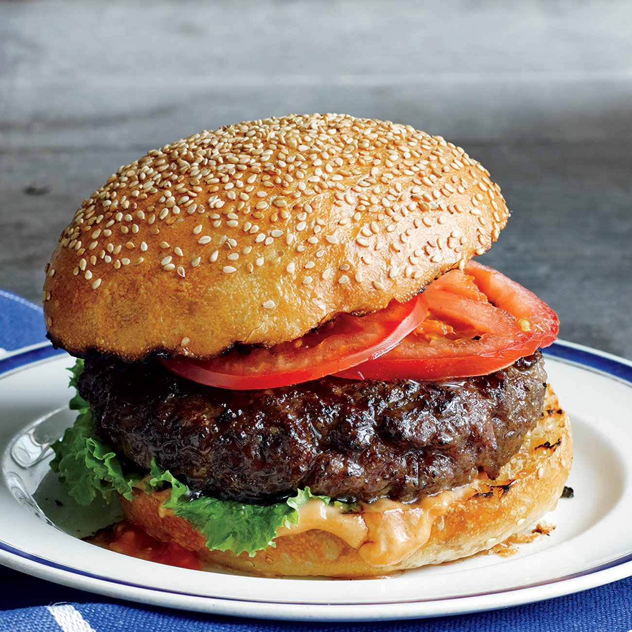 Juicy, indulgent burgers with diverse toppings