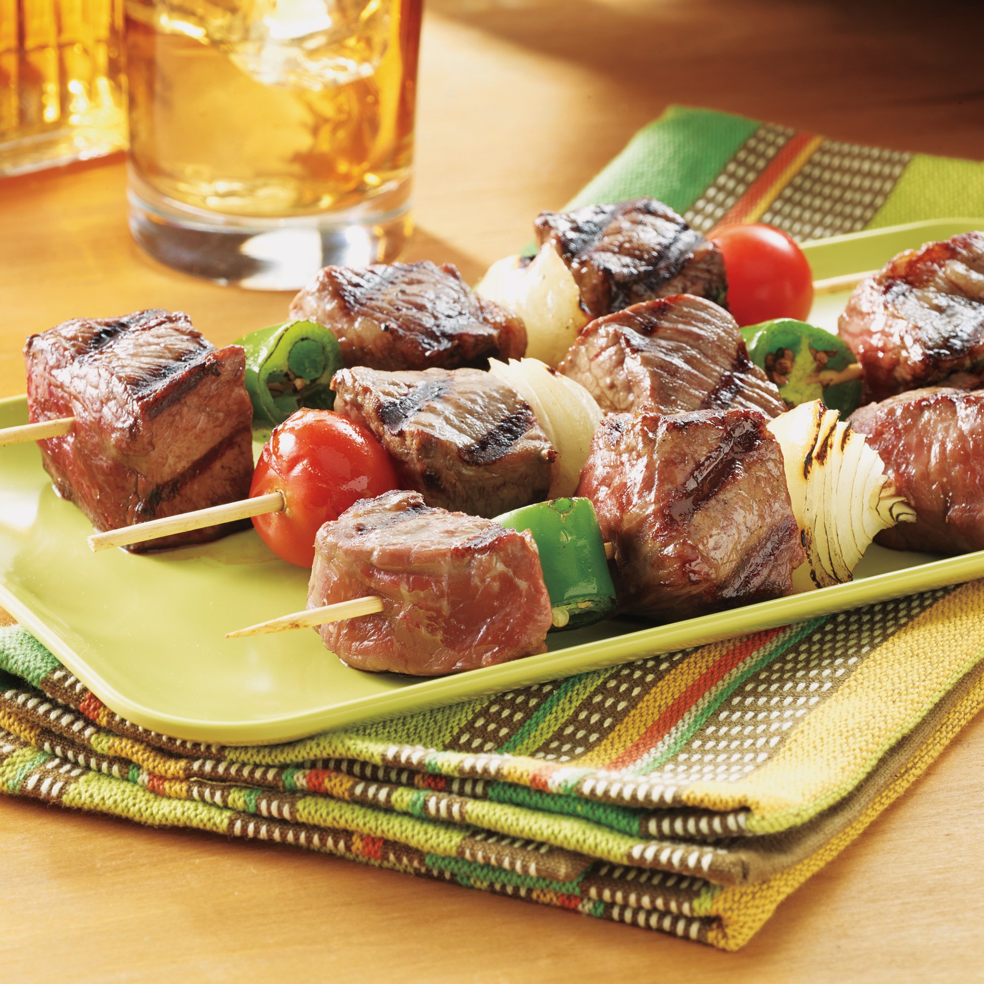 Big Game Spicy Grilled Beef Skewers Recipe from HEB