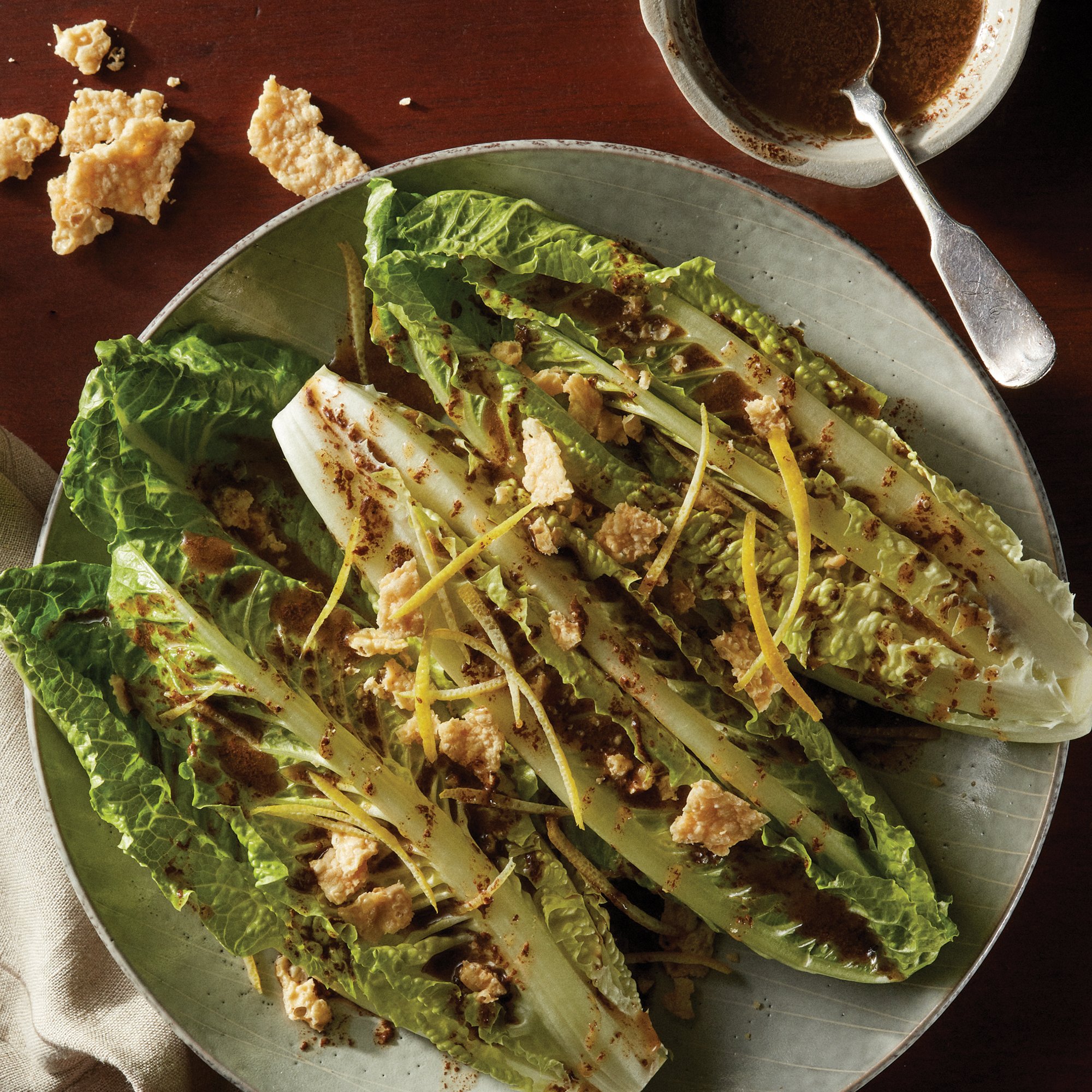 Black and White Garlic Caesar Recipe from HEB
