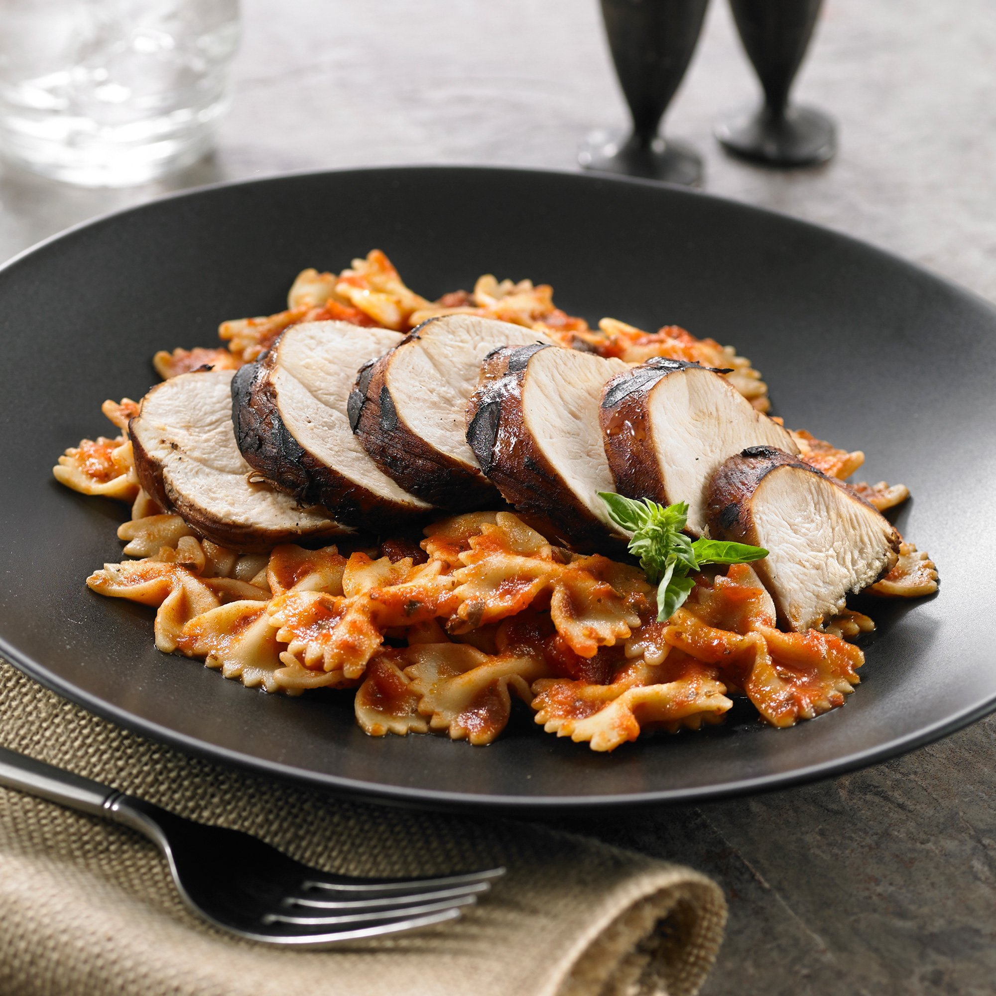 Bow Tie Pasta With Grilled Herb Chicken Recipe from HEB