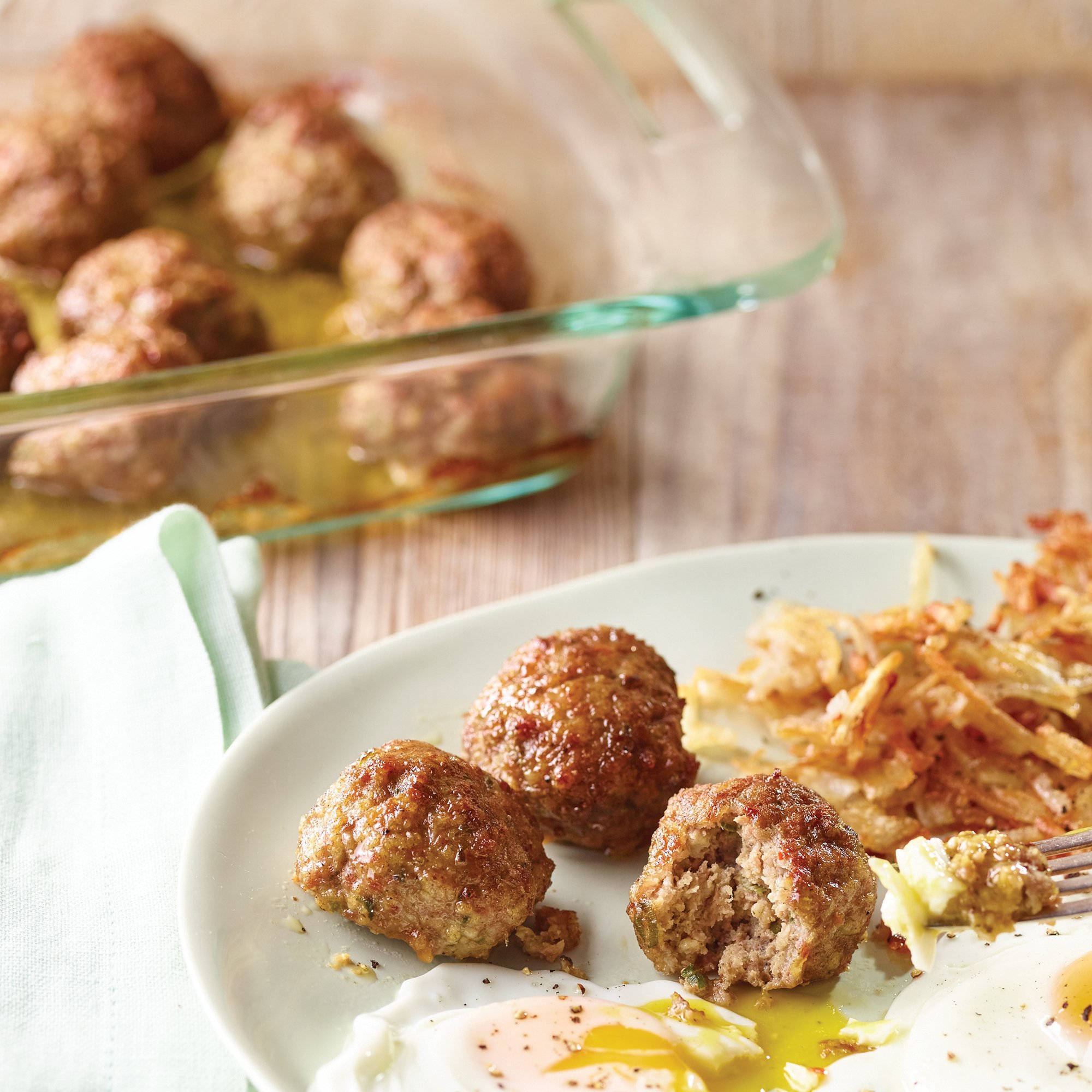 Breakfast Meatballs Recipe from HEB