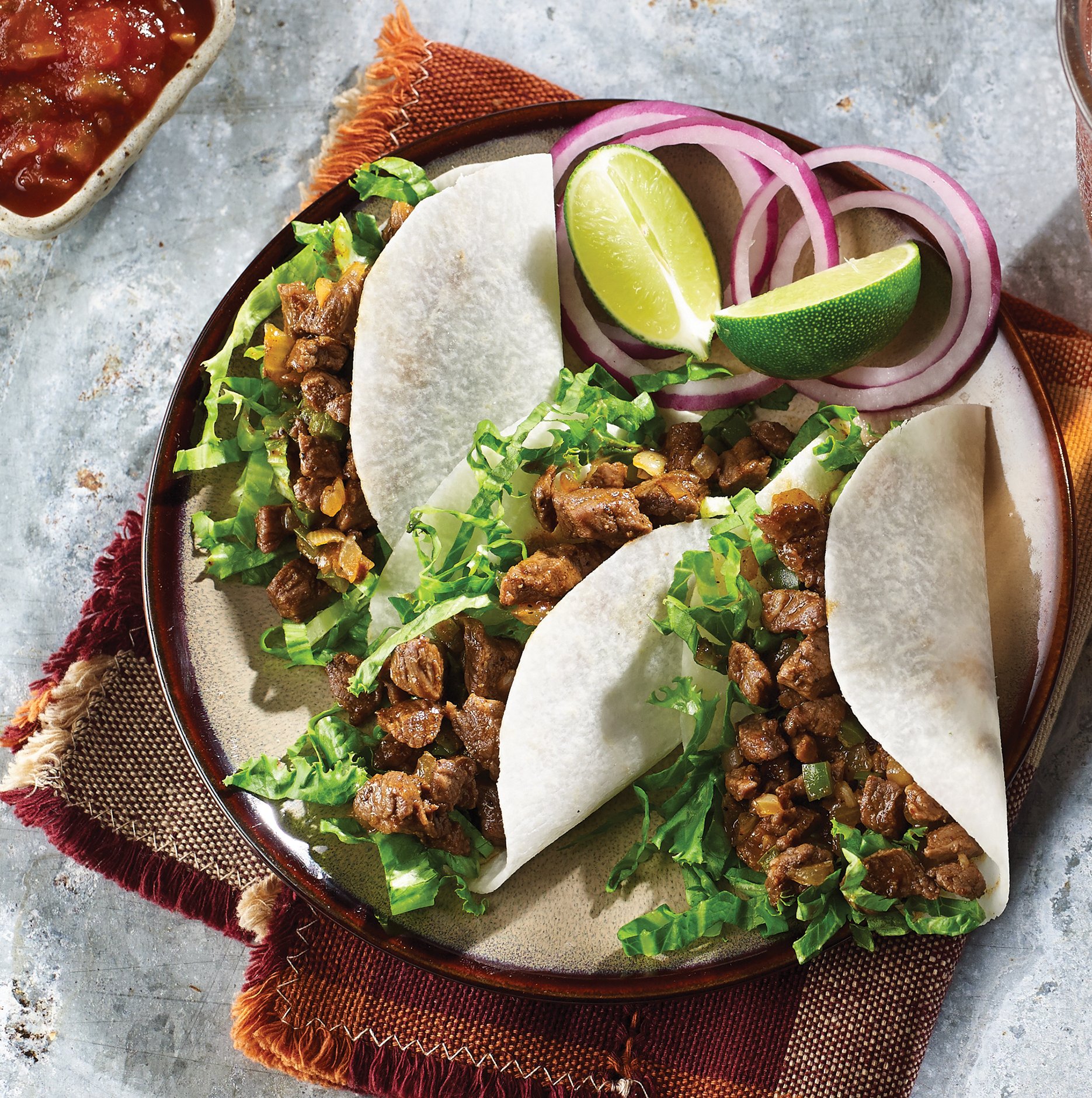 Caldillo Jicama Tacos Recipe from HEB