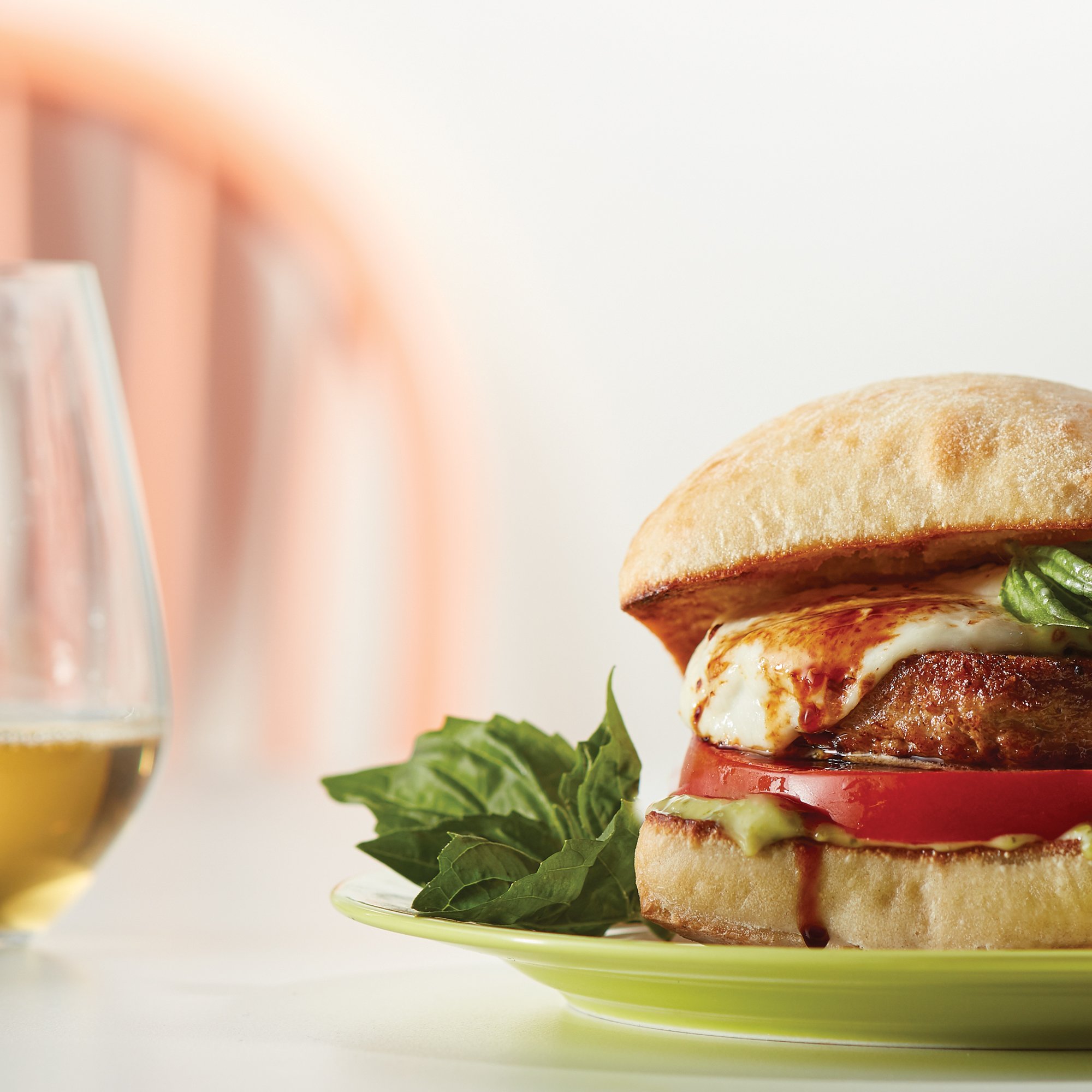 Caprese Turkey Burger Recipe from HEB