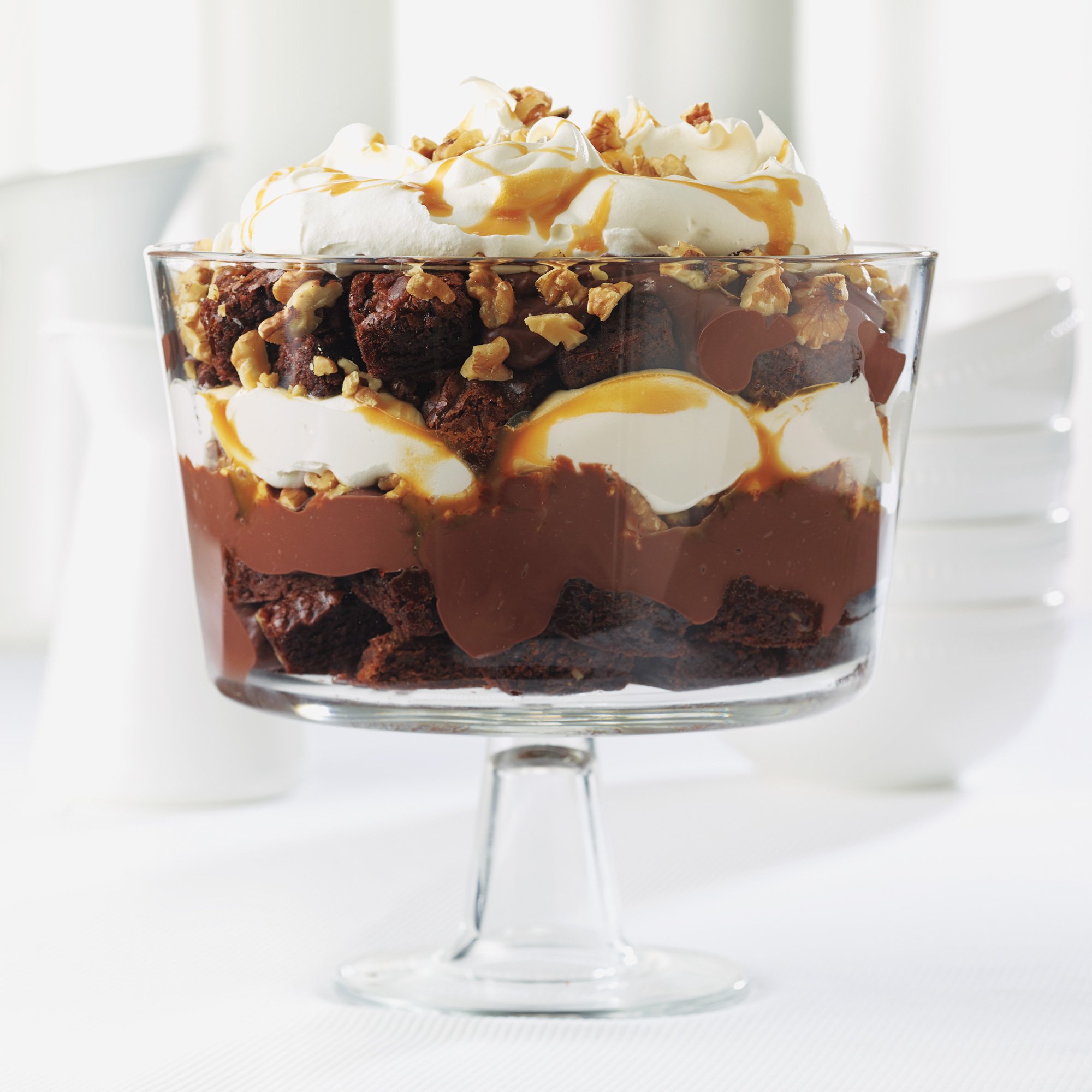 Caramel Cream Brownie Trifle Recipe From H E B 7672