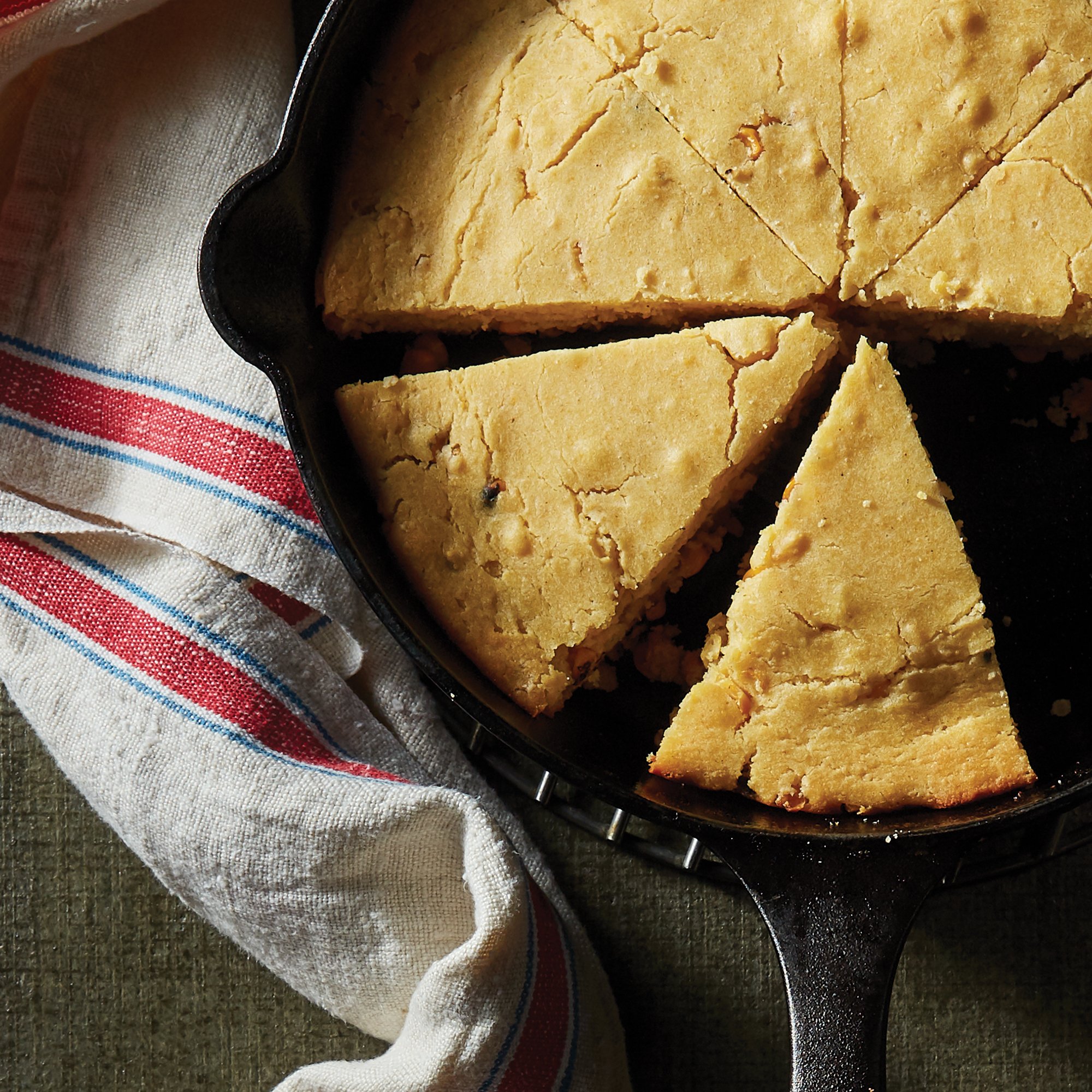 Cast Iron Corn Bread Recipe from HEB