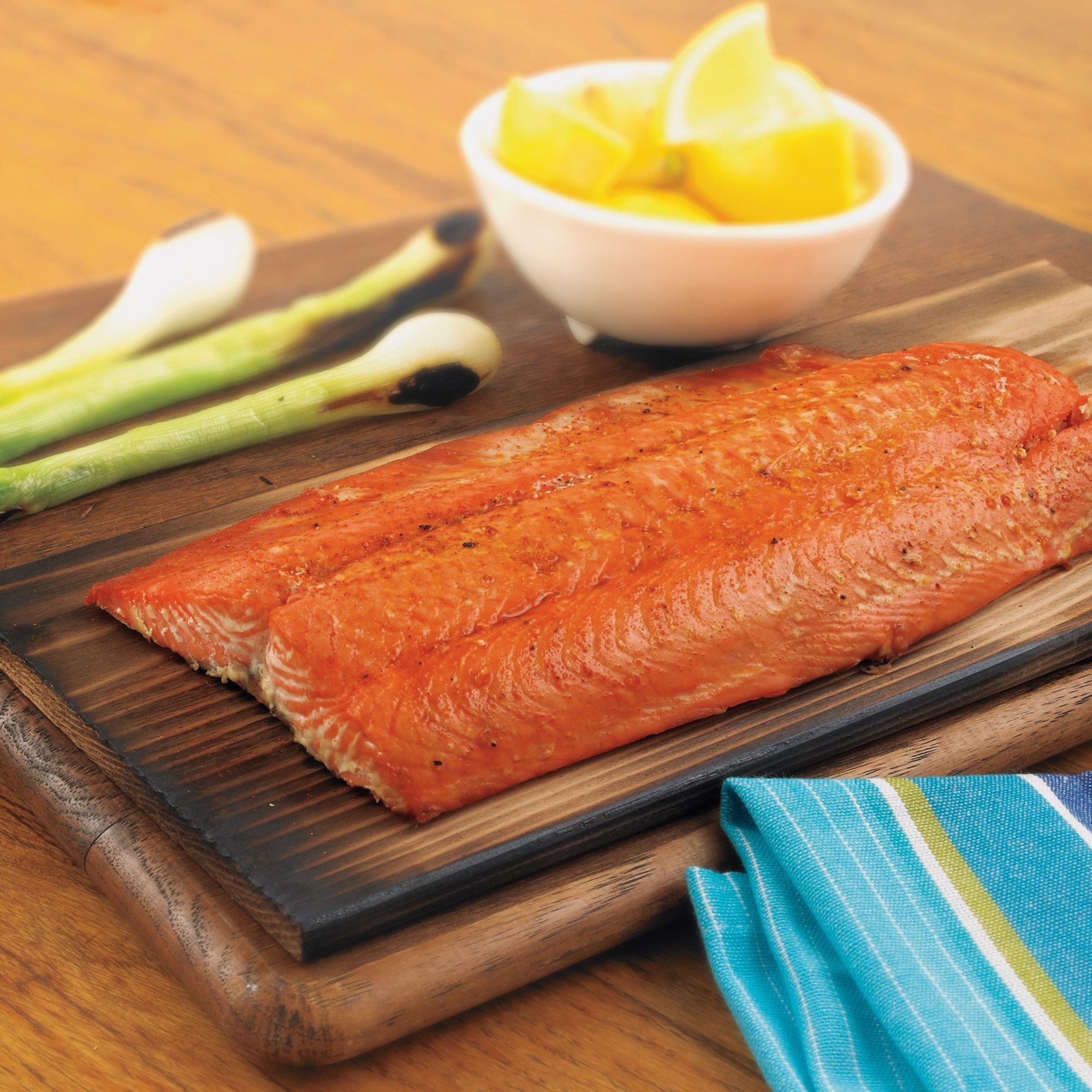 Cedar Plank Grilled Salmon Recipe From H E B