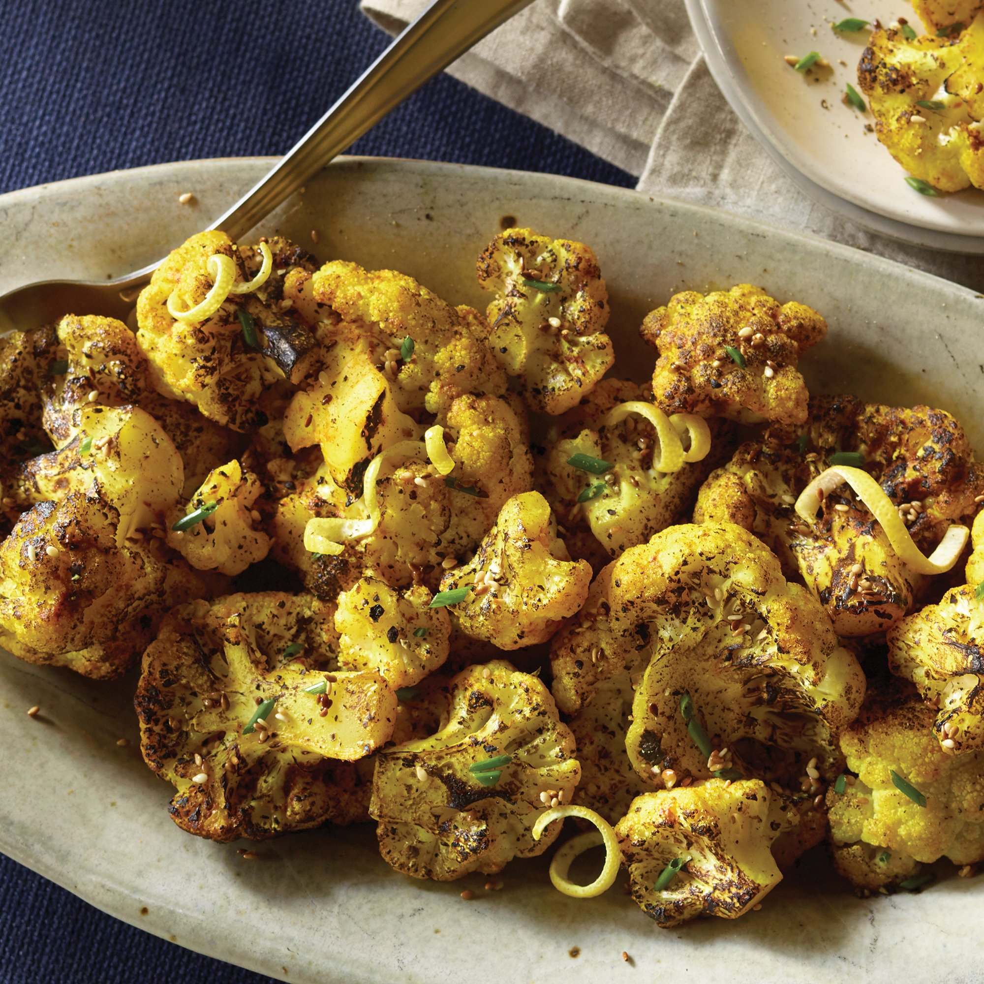 Charred Cauliflower with Smoked Turmeric Recipe from HEB
