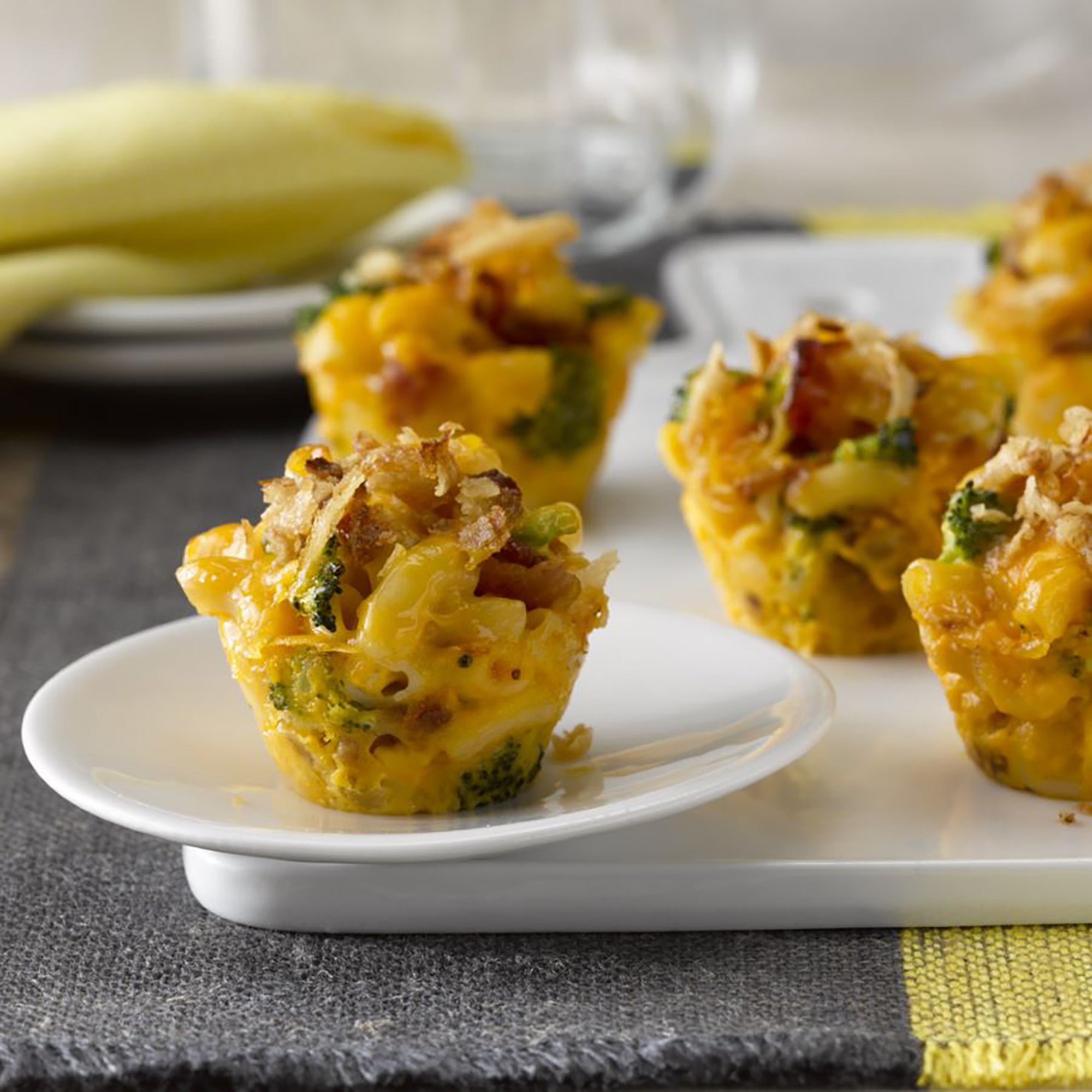 Cheesy BroccoliBacon Mac and Cheese Bites Recipe from HEB