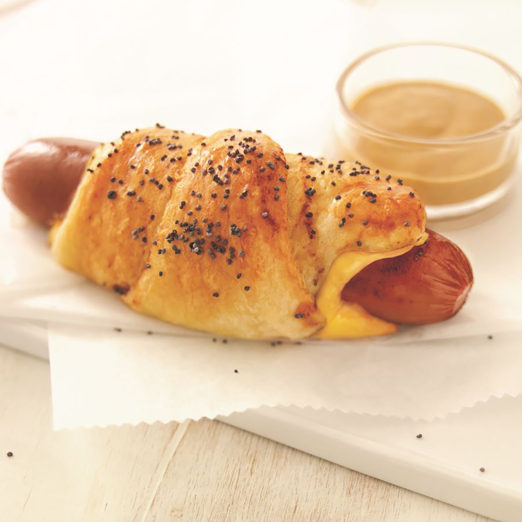 Cheesy Pigs in a Blanket with ComeBack Sauce Recipe from HEB