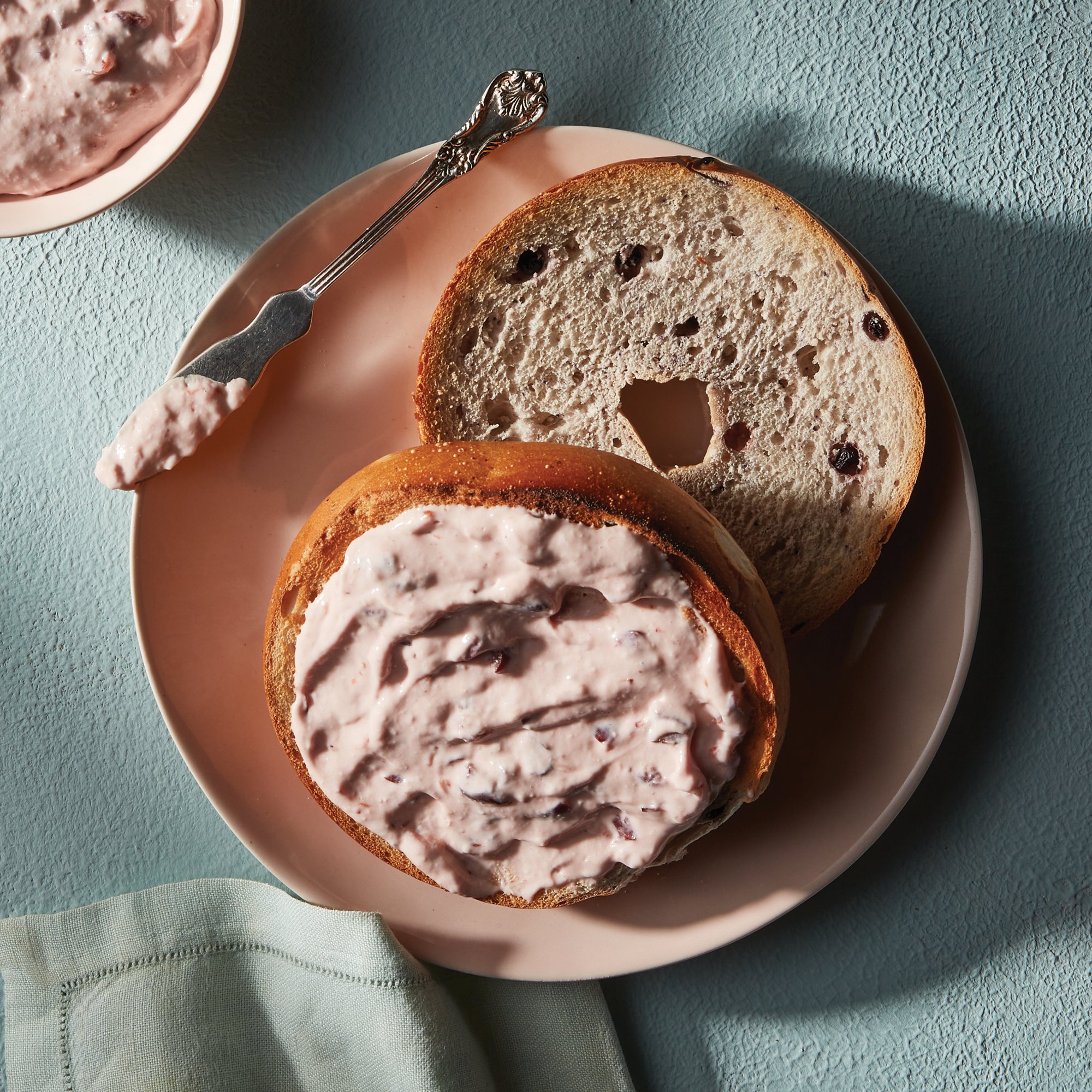 Cherry Berry Bagel Schmear Recipe from HEB