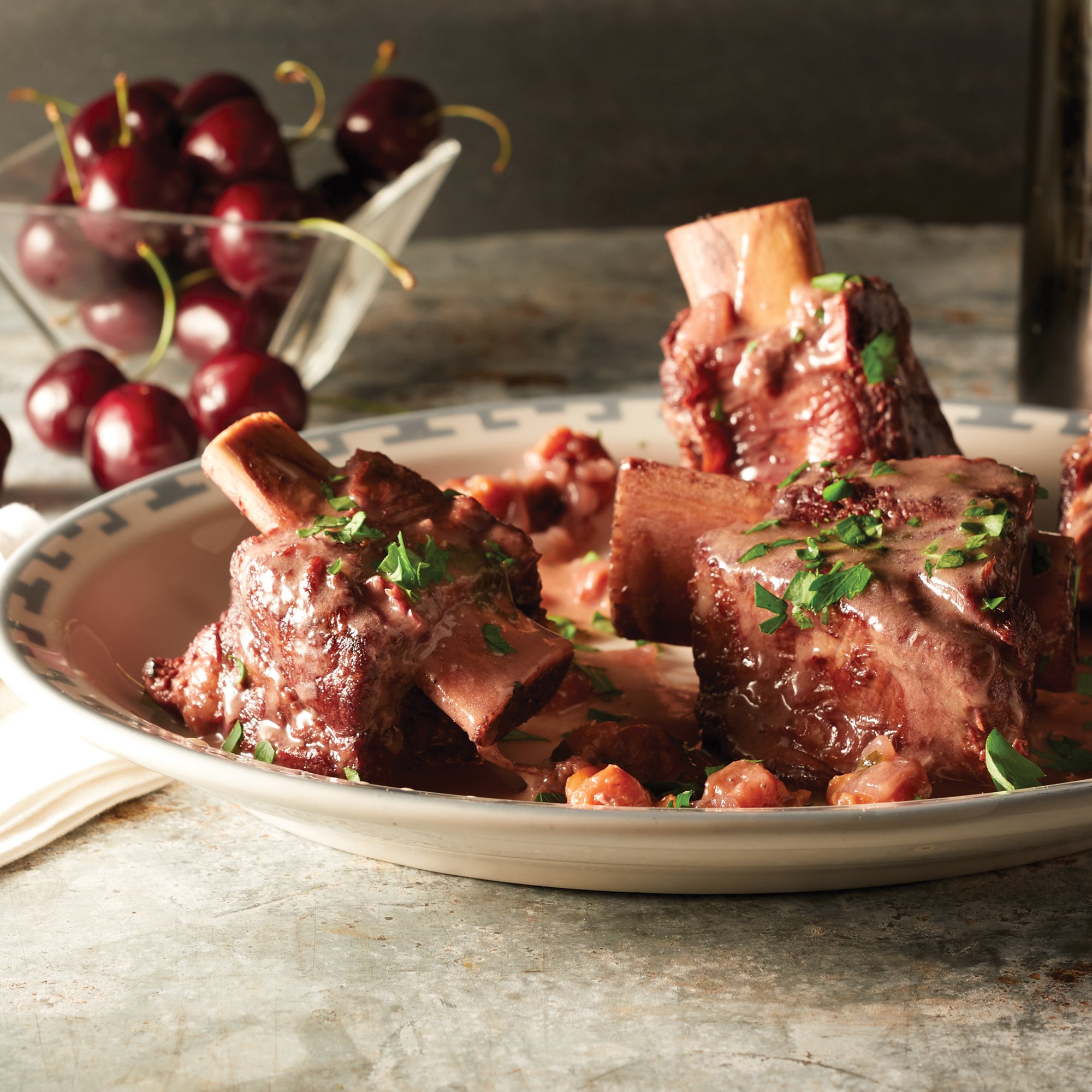 Cherry Dijon Braised Short Ribs Recipe from HEB