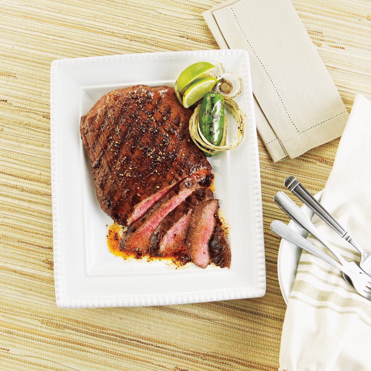 Chili and Garlic Flank Steak Recipe from HEB