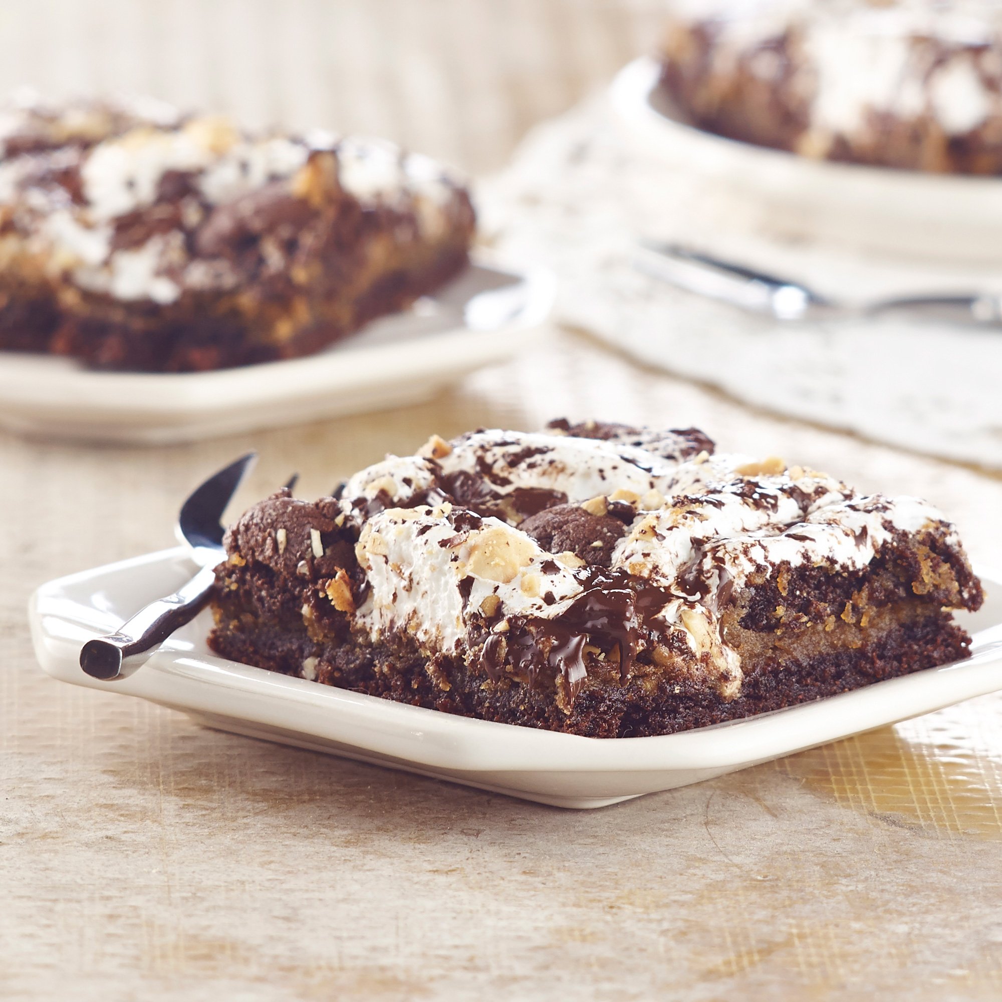 ChocolatePeanut Butter Mallow Bars Recipe from HEB