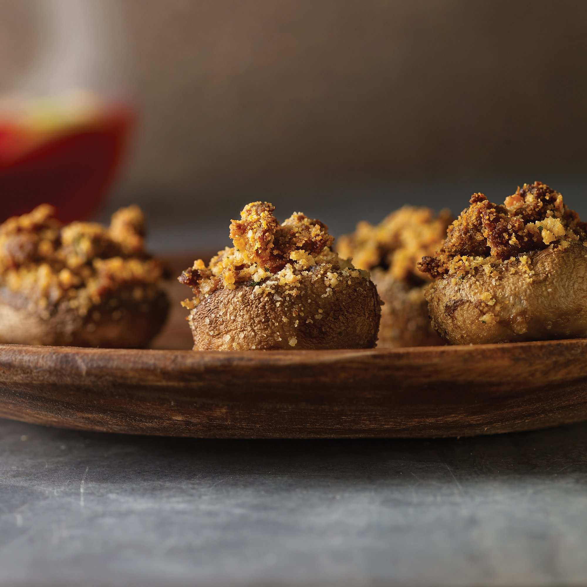 Chorizo Stuffed Mushrooms with Manchego Cheese Recipe from HEB