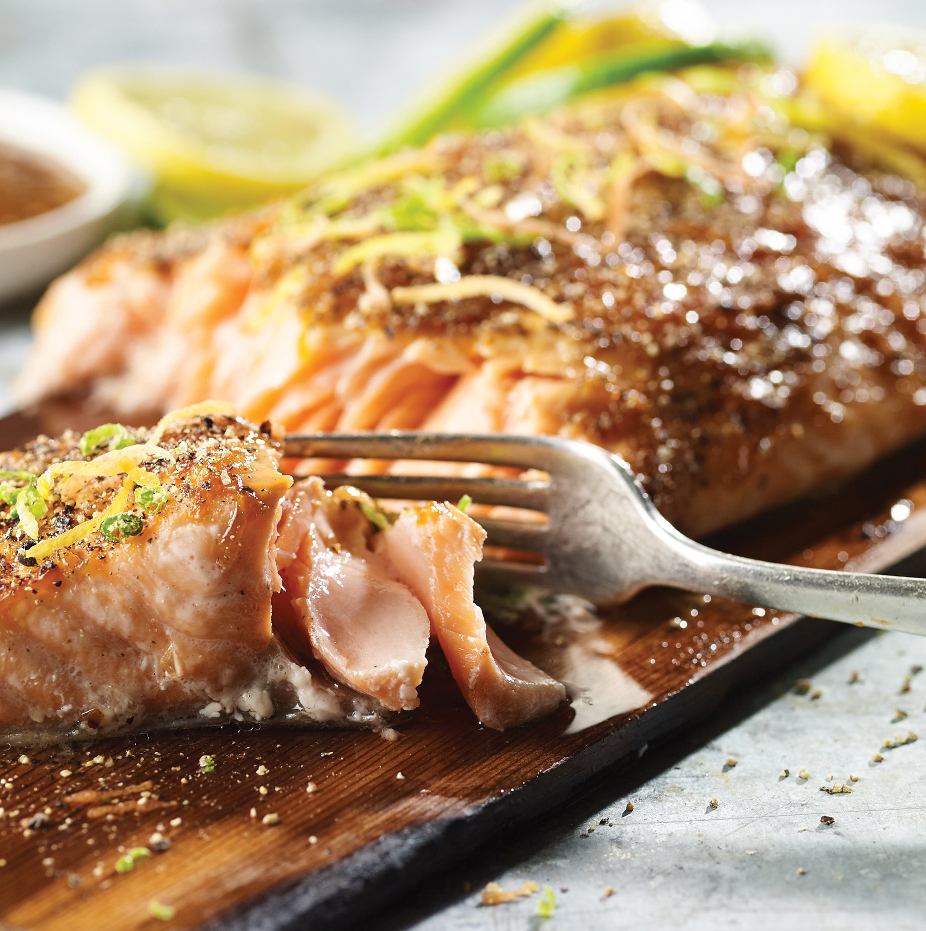 Citrus Cedar Plank Salmon Recipe from HEB