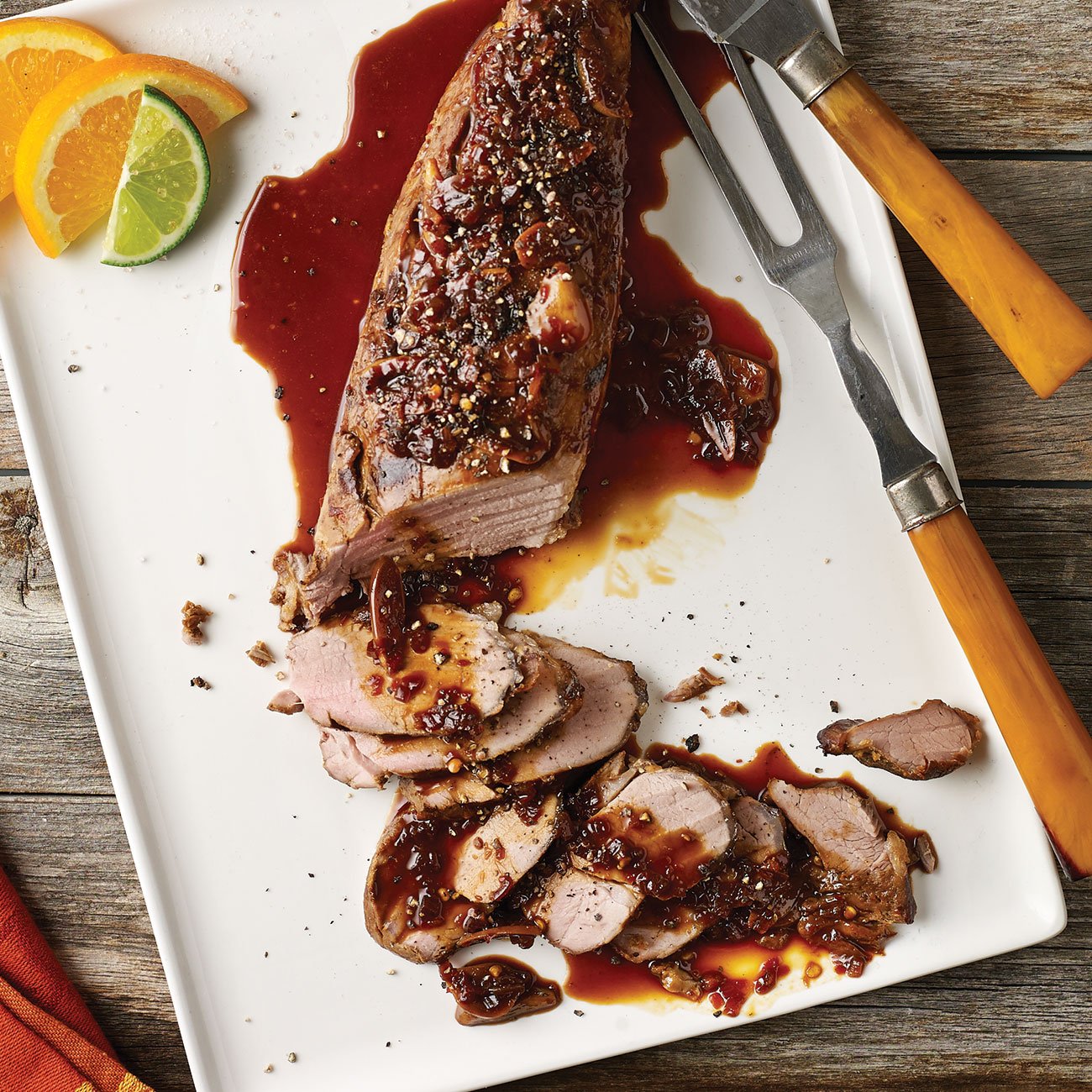 Citrus Marinated Pork Tenderloin Recipe from HEB