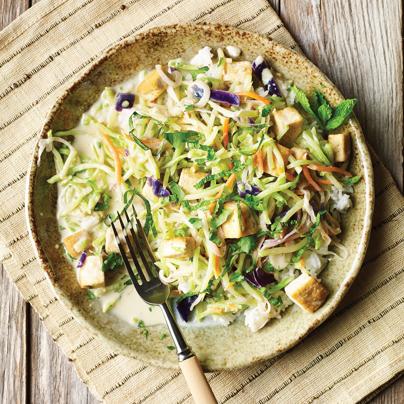 Coconut Green Curry with Tofu Recipe from HEB