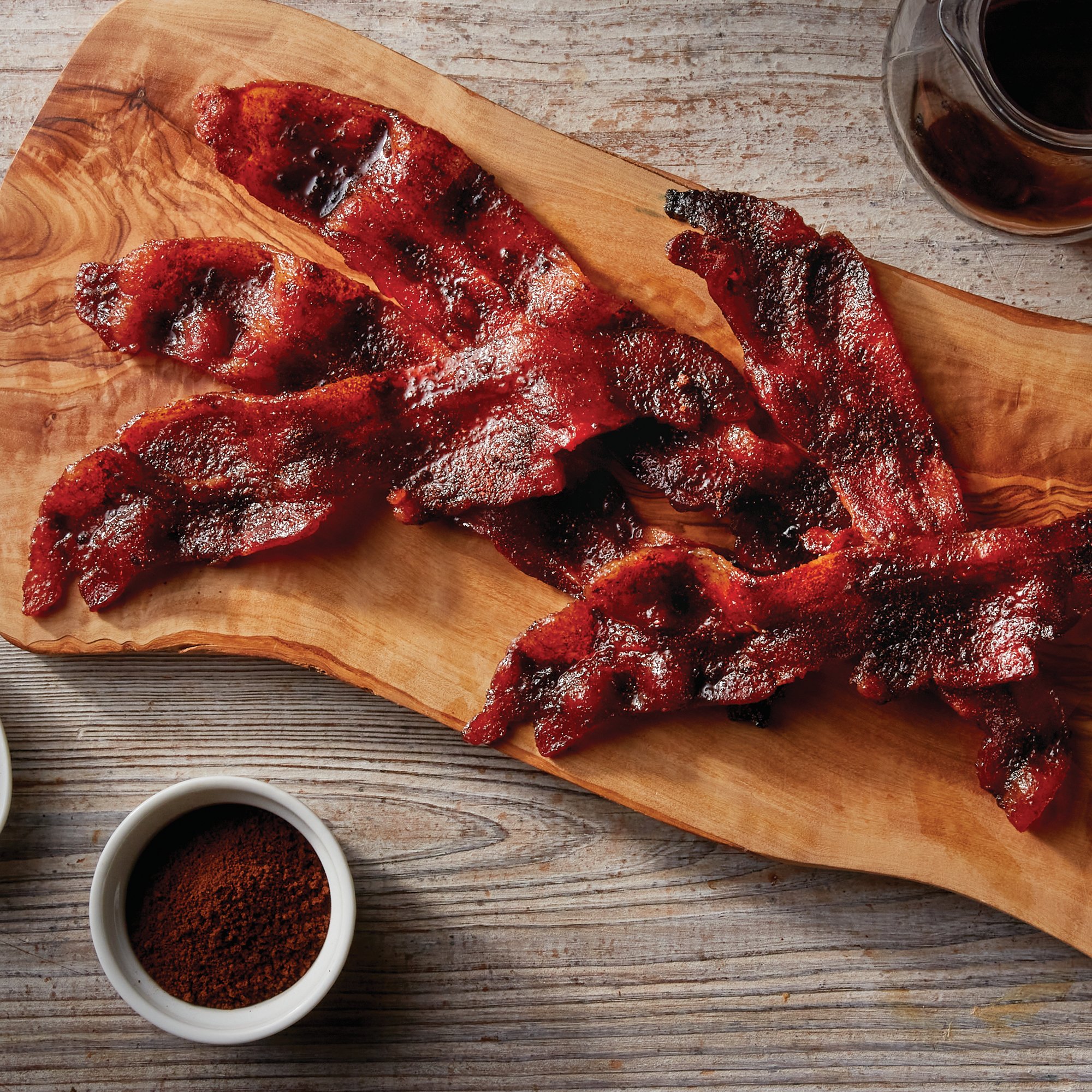 Coffee Maple Candied Bacon Recipe From H E B