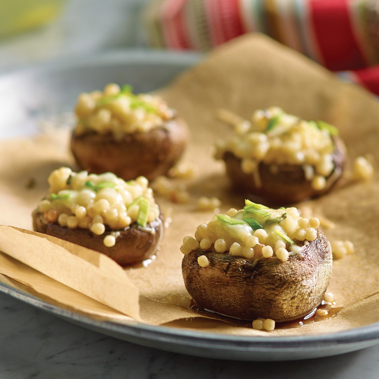 Couscous Stuffed Mushrooms Recipe from HEB