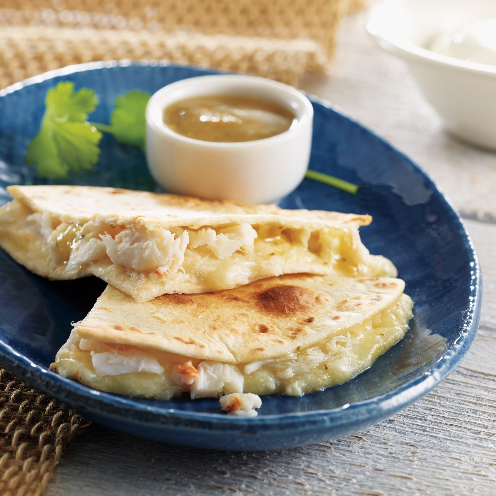 Crabmeat Quesadillas Recipe from HEB