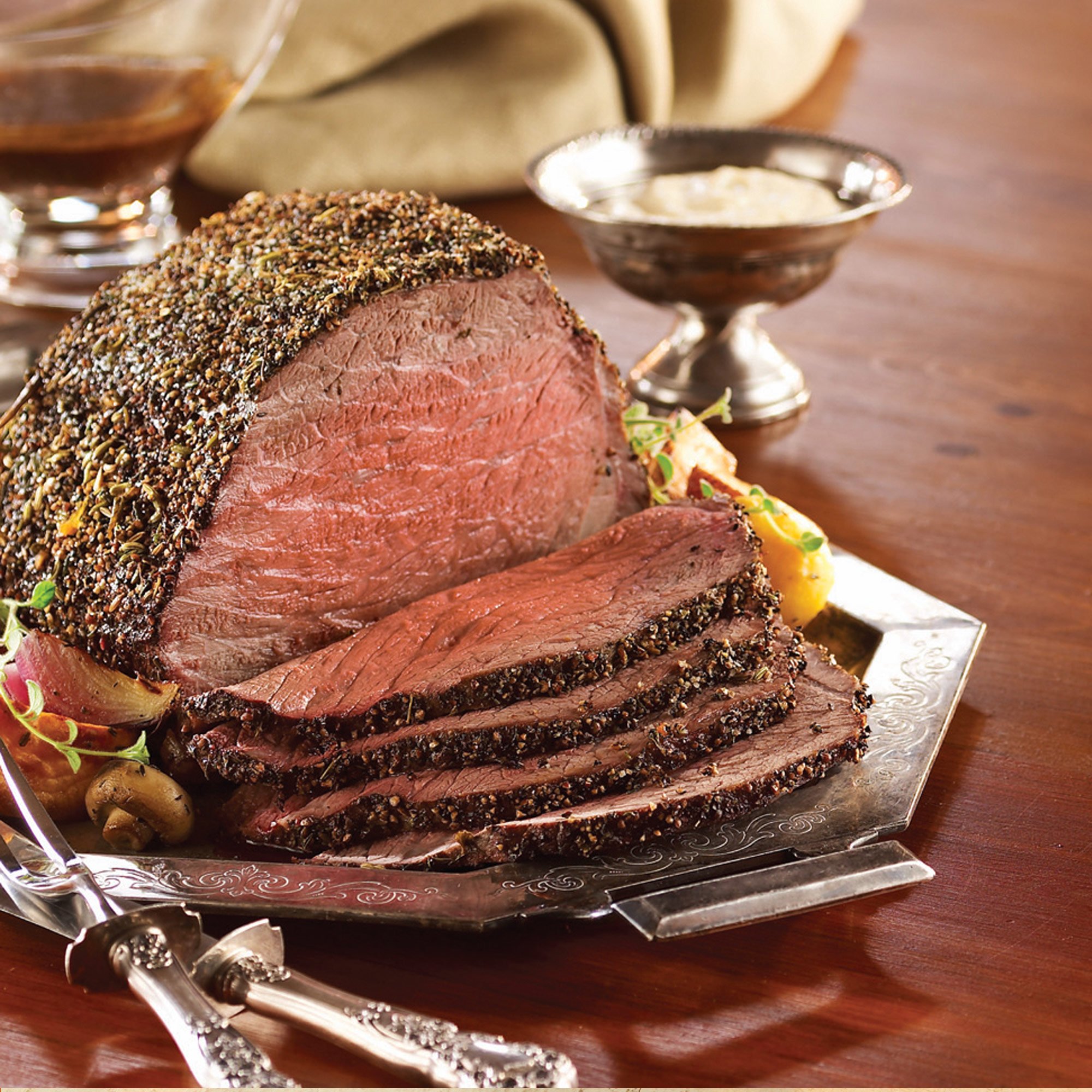 Cracked Peppercorn And Garlic Beef Roast Recipe From H E B 