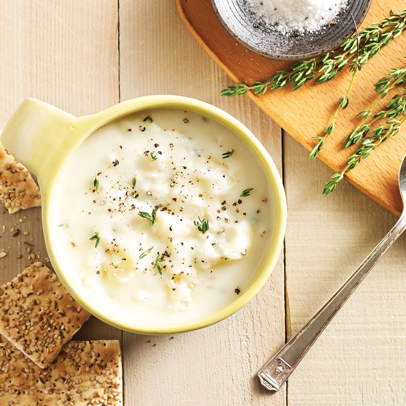 Creamy Truffle Potato Soup Recipe from HEB