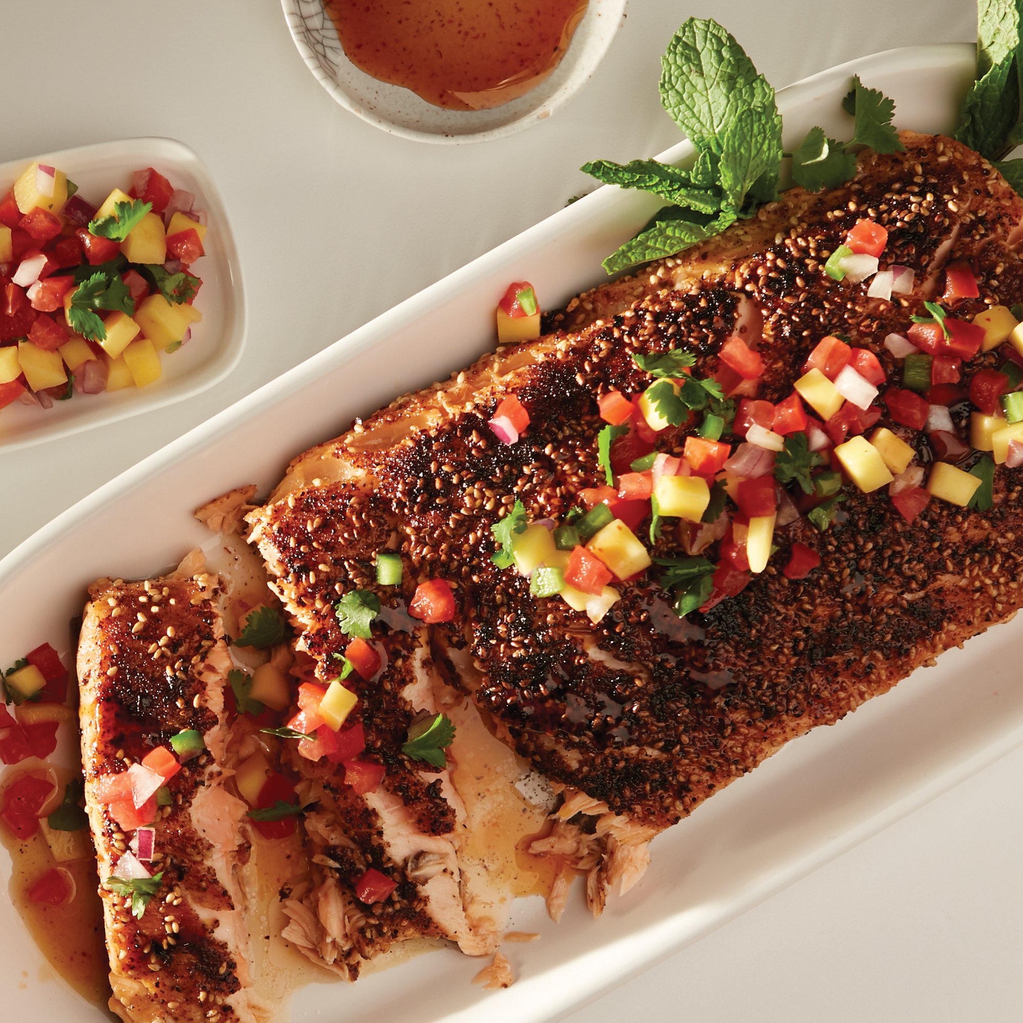 Crispy Five Spice Sesame Salmon Recipe from H-E-B
