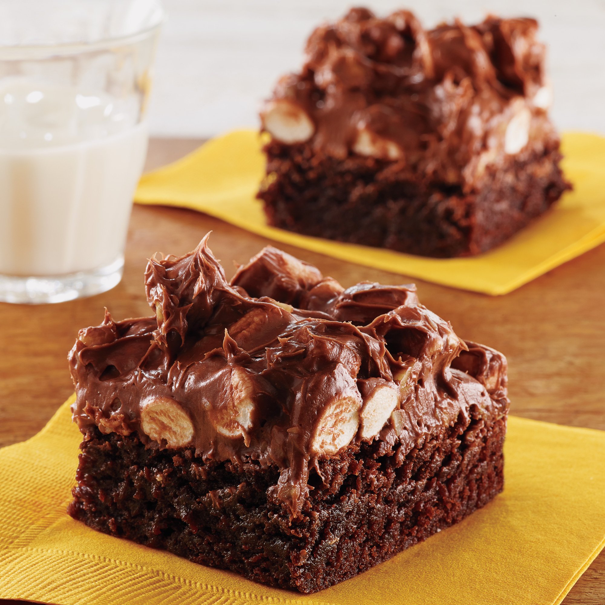 Duncan Hines Rocky Road Brownies Recipe from HEB