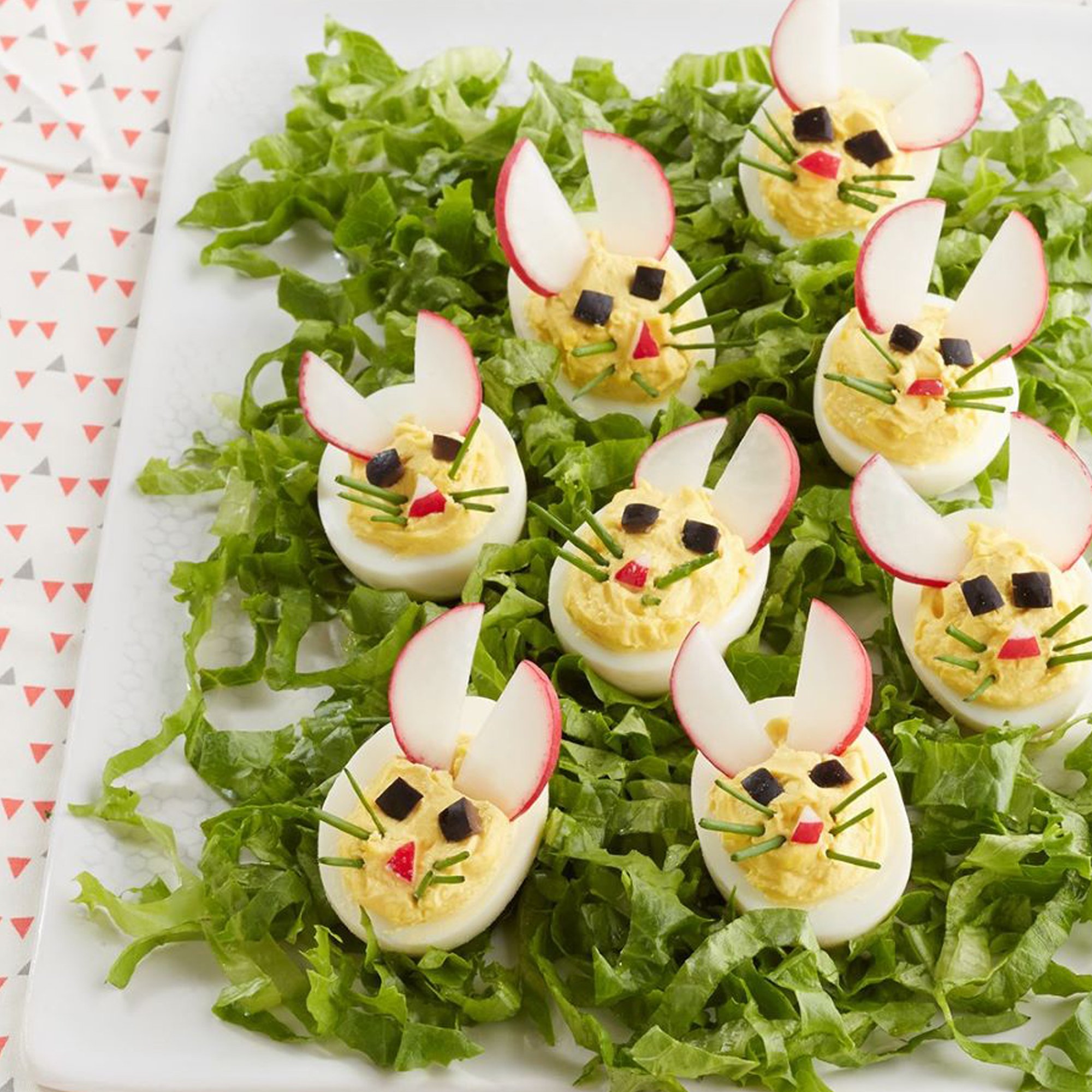 Easy Bunny Deviled Eggs Recipe from HEB