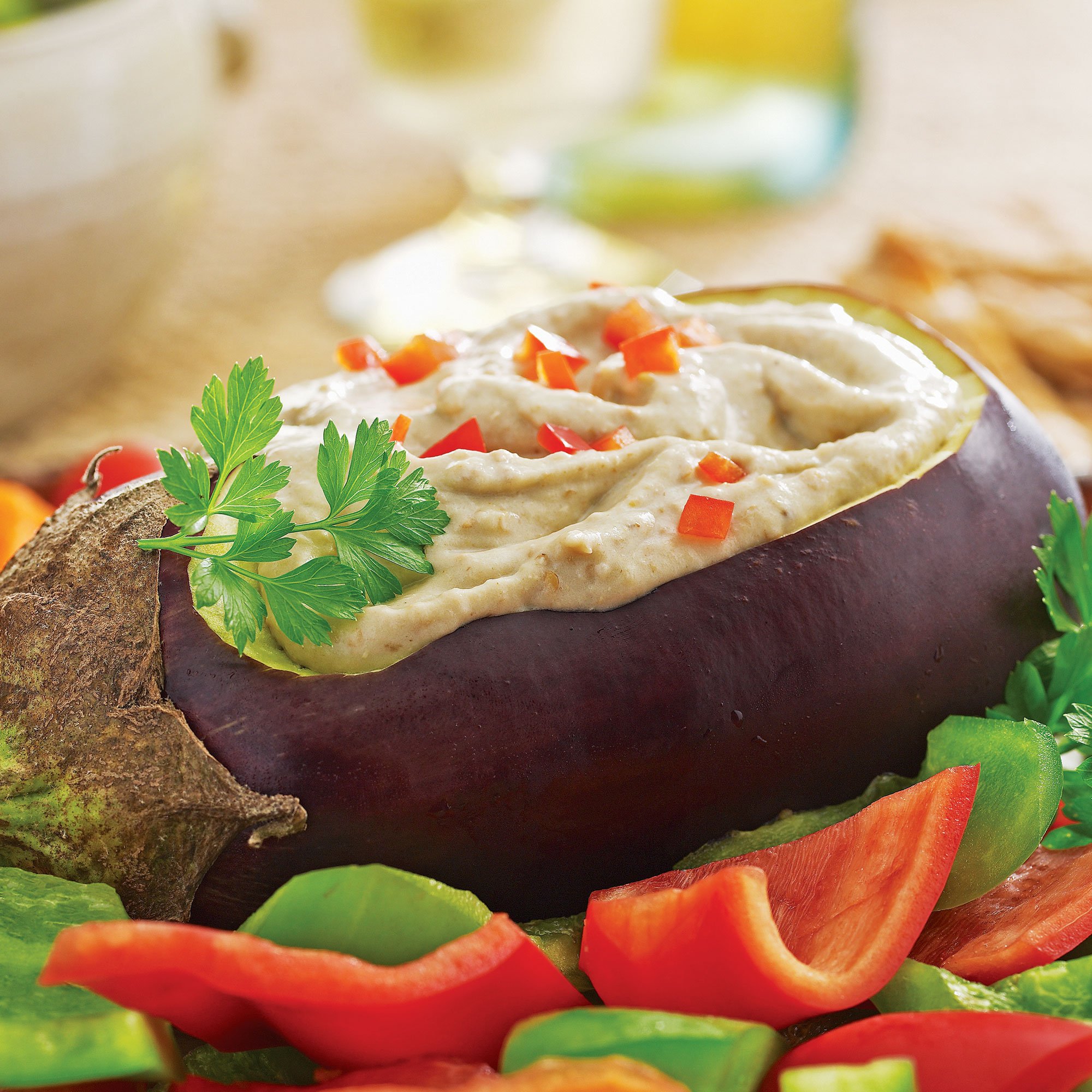 Eggplant and Garlic Dip Recipe from HEB