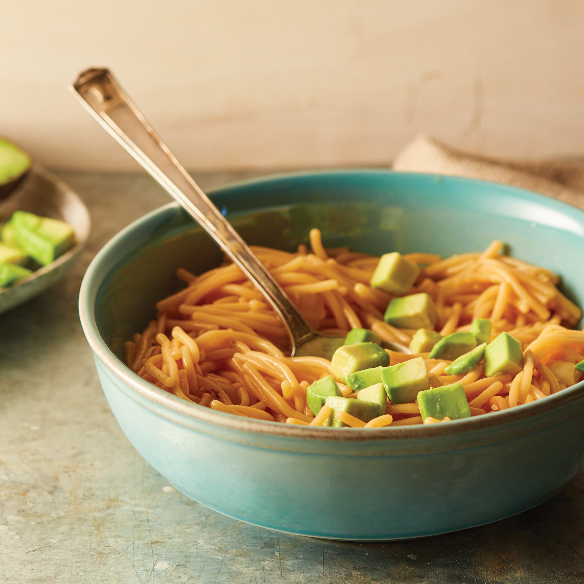 Fideo With Tomato and Avocado Recipe from HEB