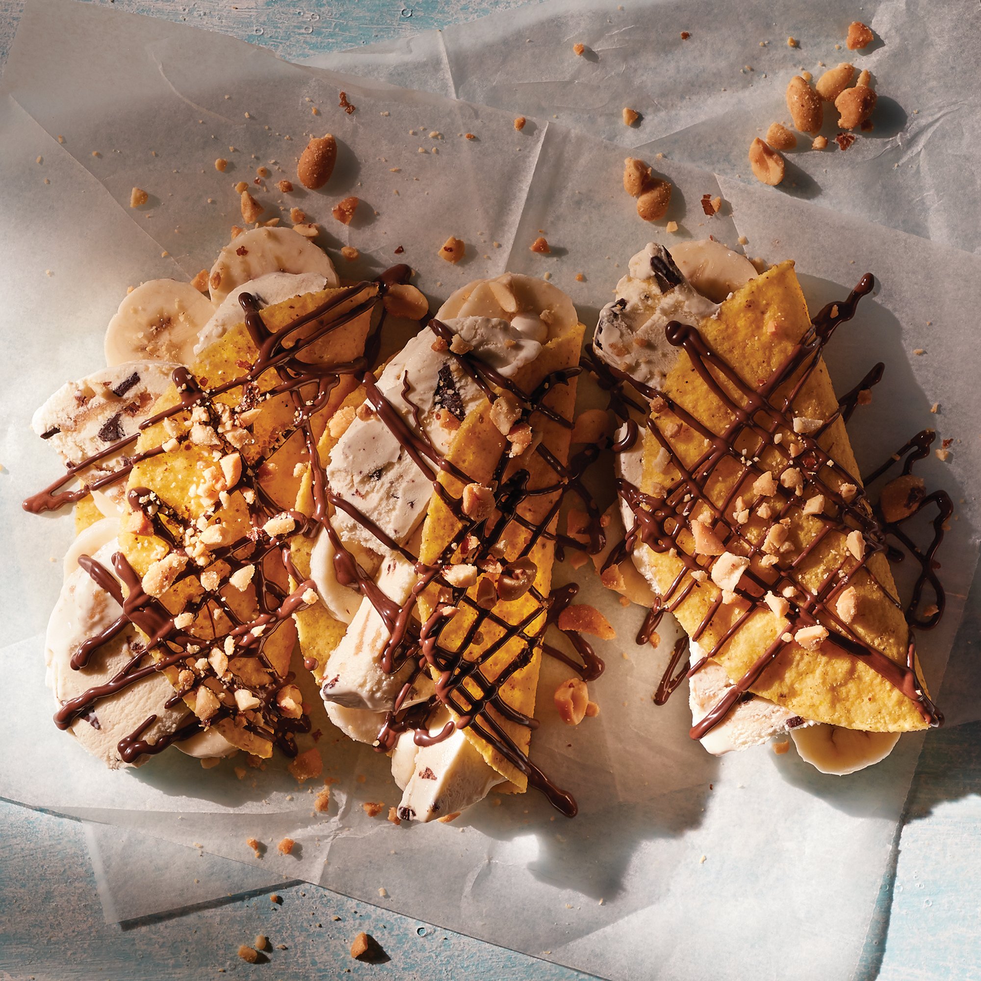 Frozen Banana S'more Tacos Recipe from HEB