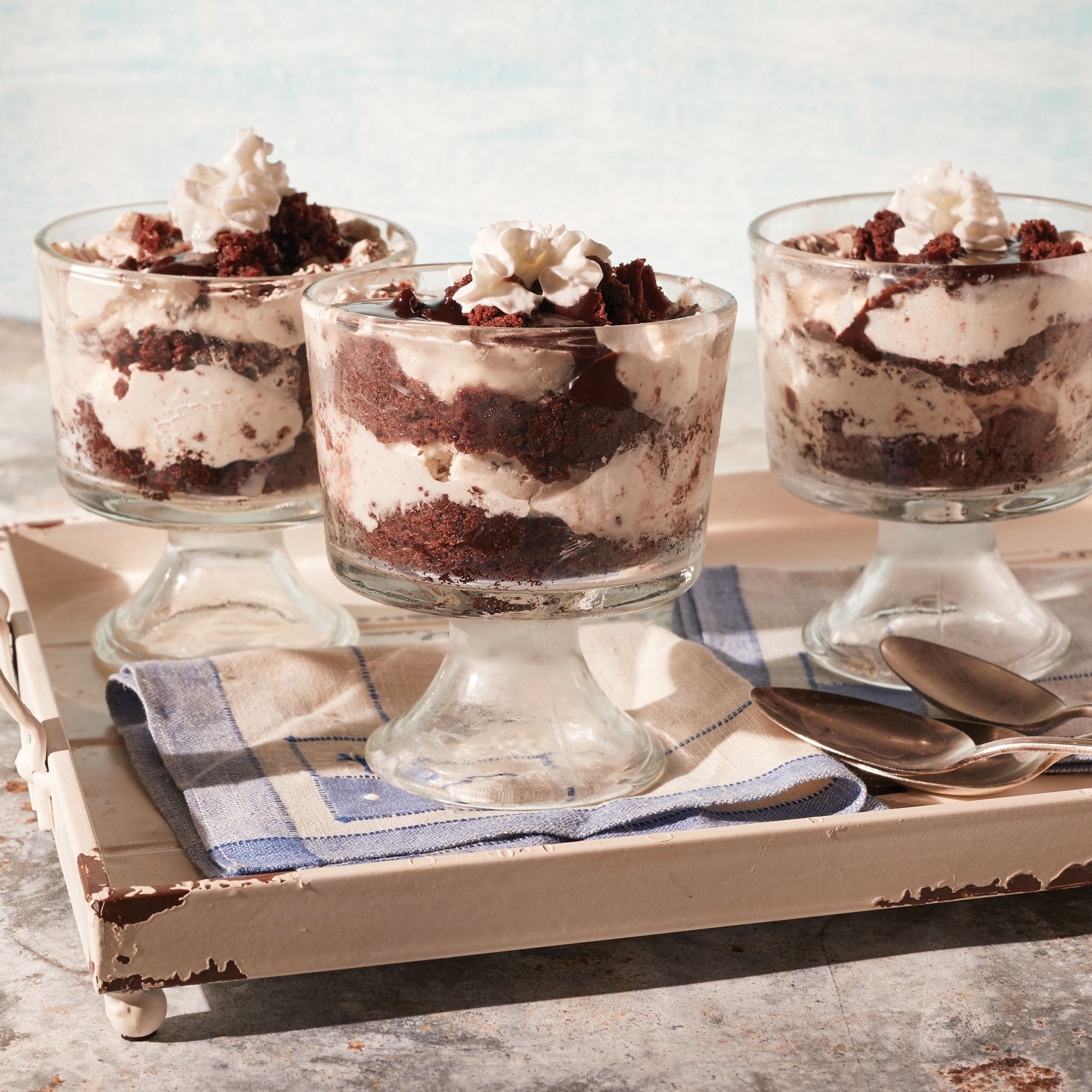 Frozen Brownie Trifle a la Mode Recipe from HEB