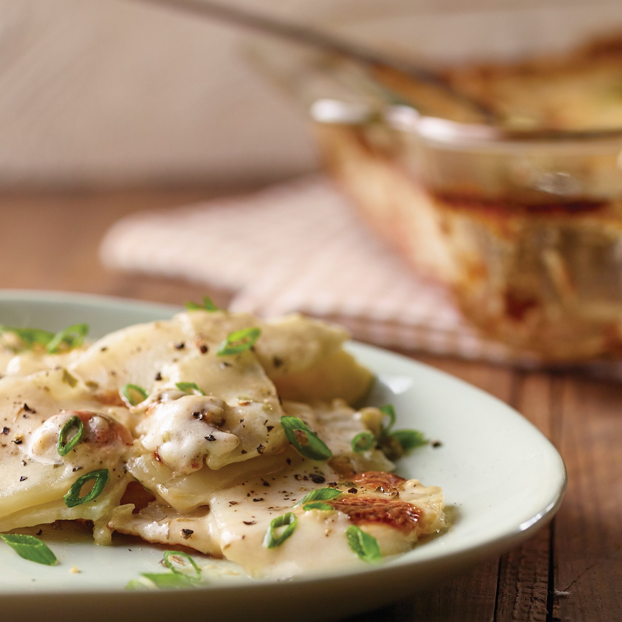 Garlic Alfredo Potatoes Recipe from HEB