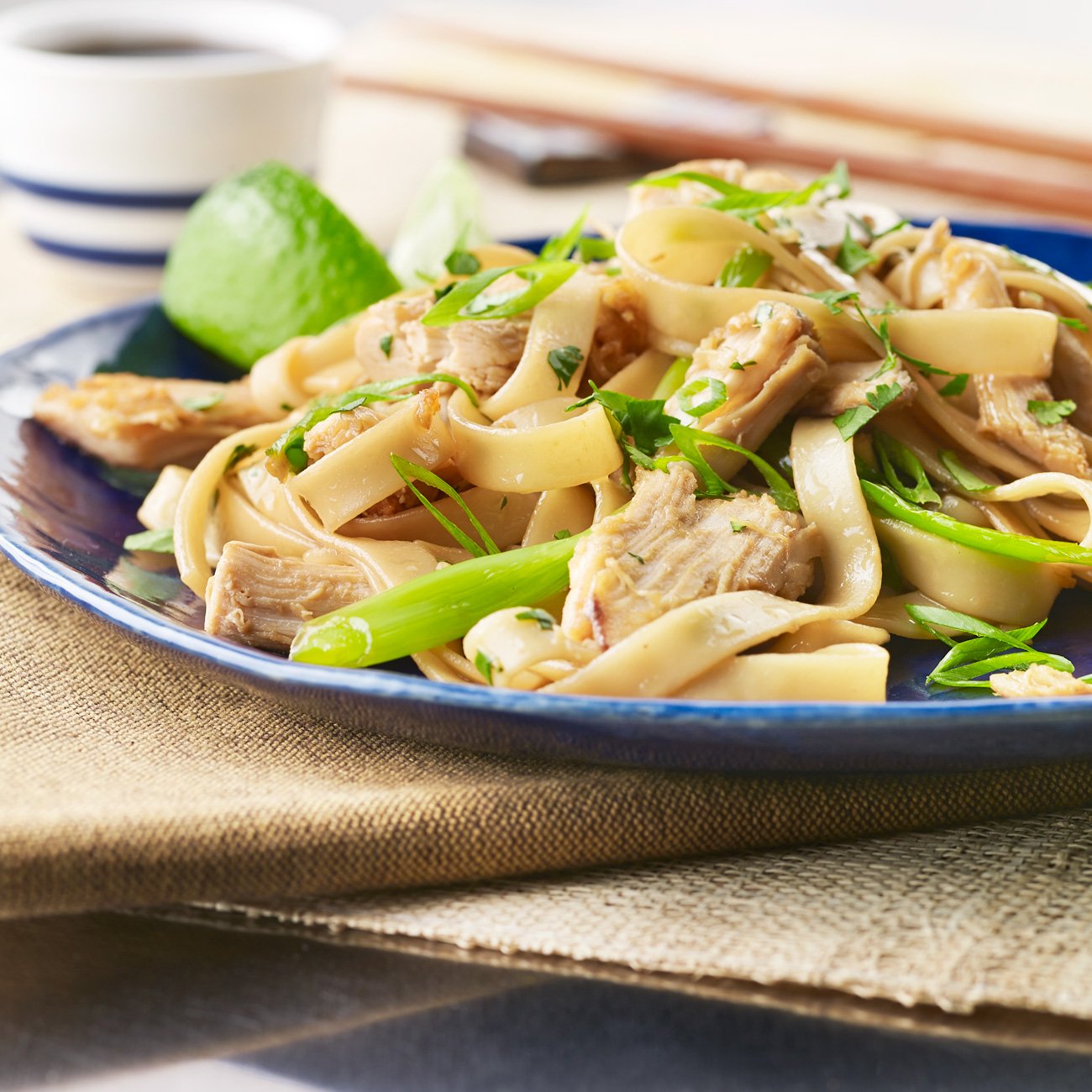 Ginger and Garlic Chicken Lo Mein Recipe from HEB