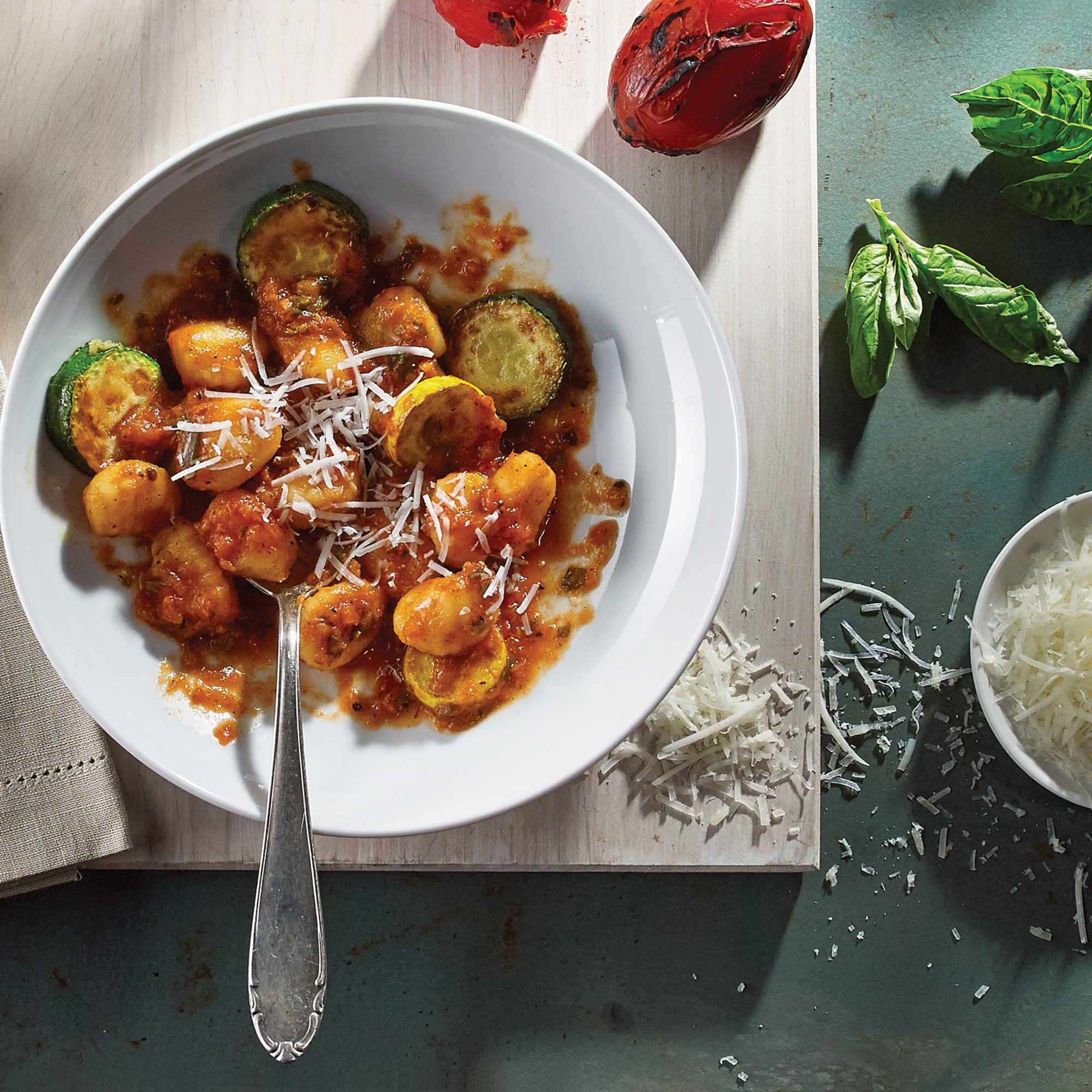 Gnocchi & Squash with Charred Tomato Basil Sauce Recipe from HEB