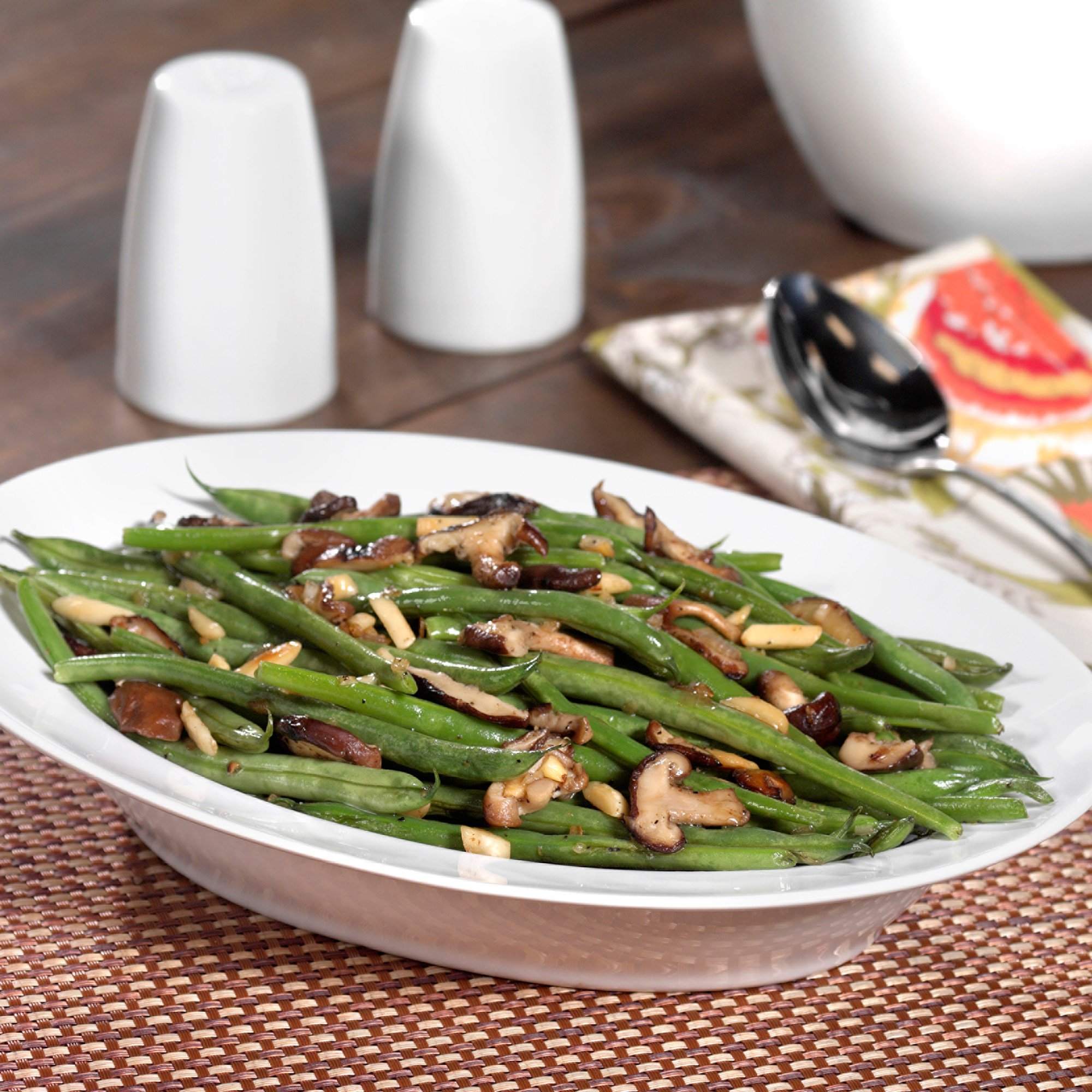 Green Beans With Shiitake Mushrooms Recipe from HEB