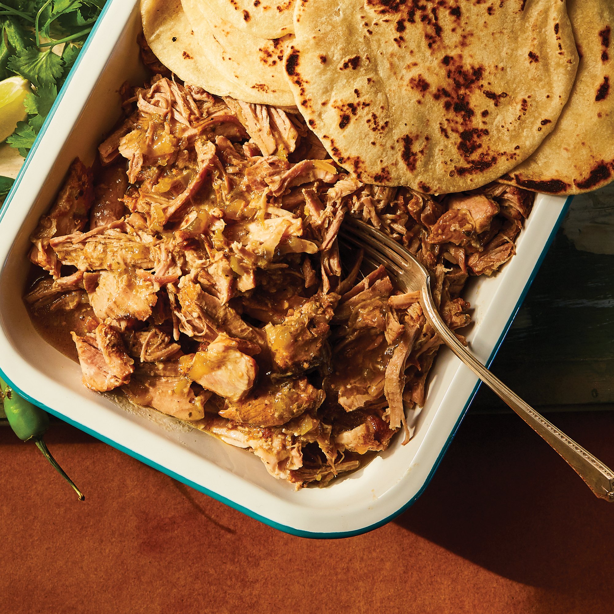 Green Chile Pork Carnitas Recipe from HEB