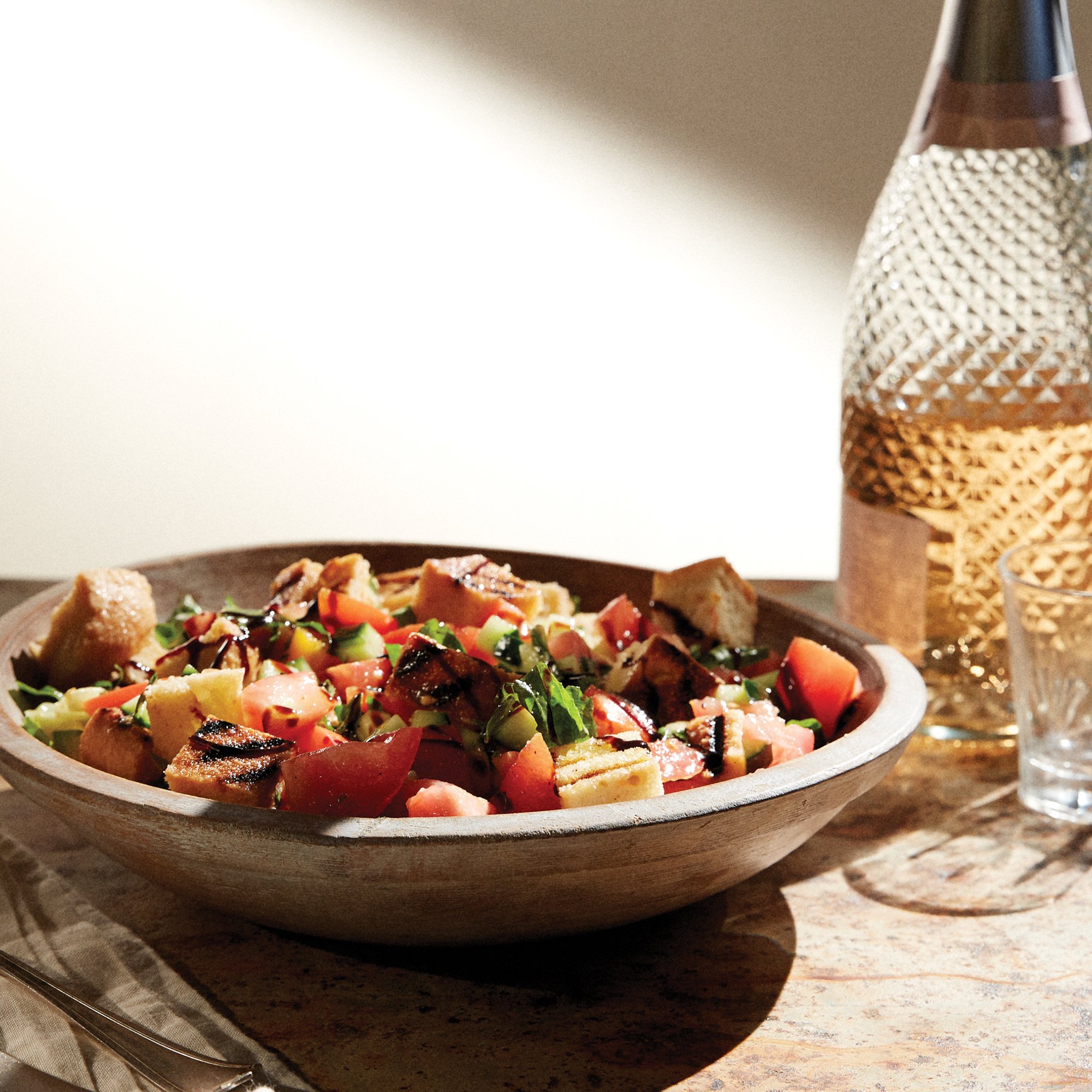 Grilled Bread Salad Recipe from HEB