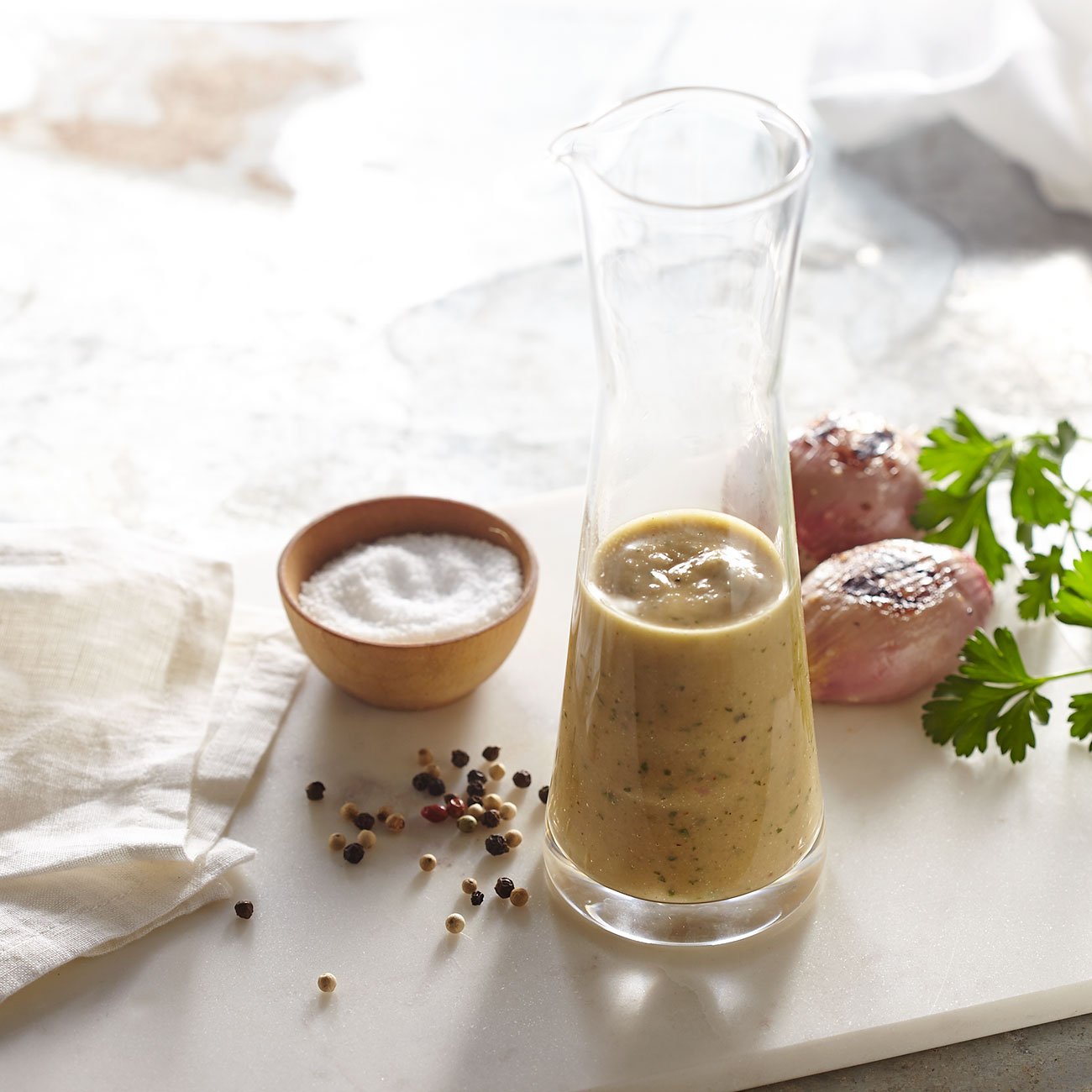 Grilled Shallot Vinaigrette Recipe from HEB