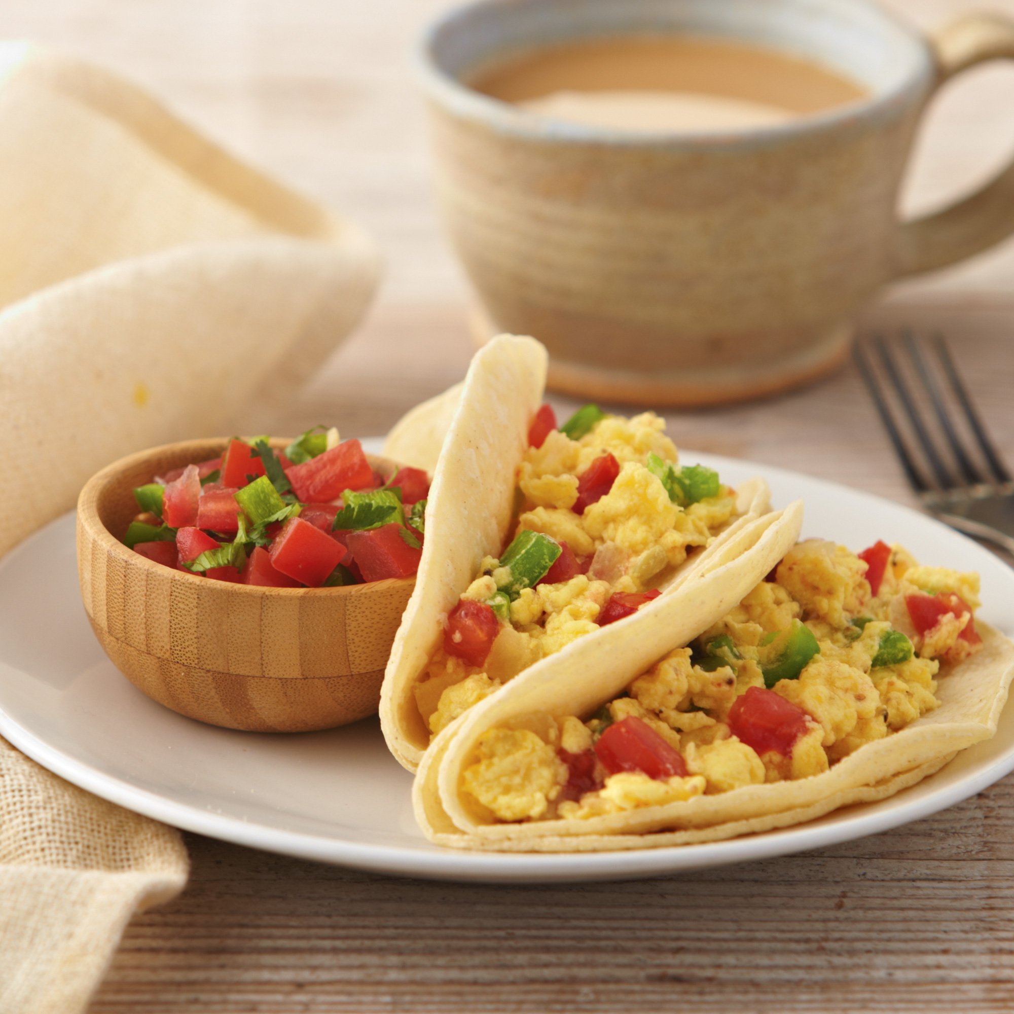 Healthy Breakfast Taco Recipe from H-E-B