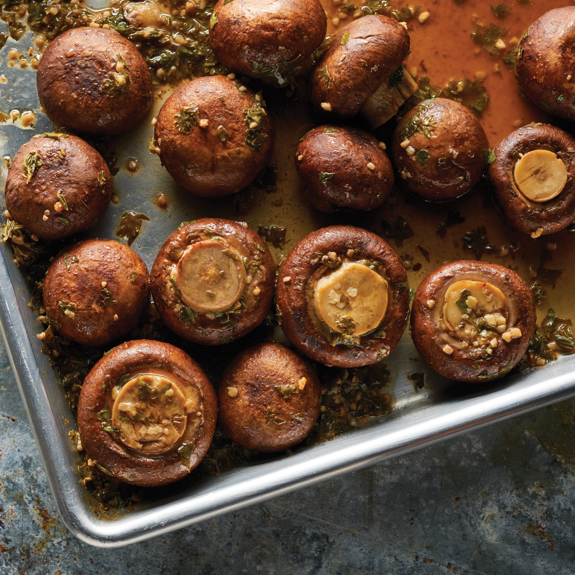 Herb Roasted Whole Mushrooms Recipe from HEB