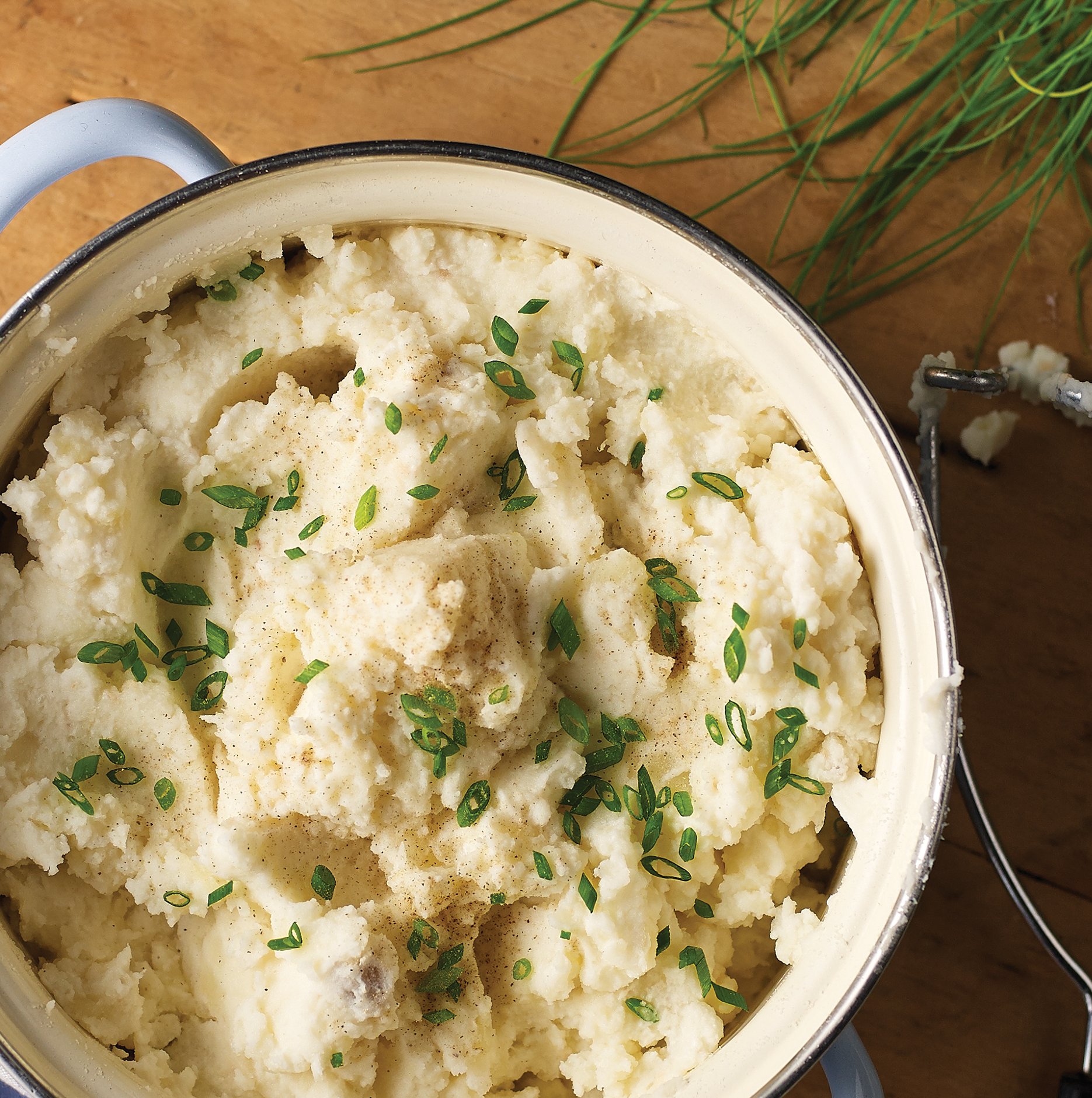 Horseradish & Greek Yogurt Mashed Potatoes Recipe from HEB