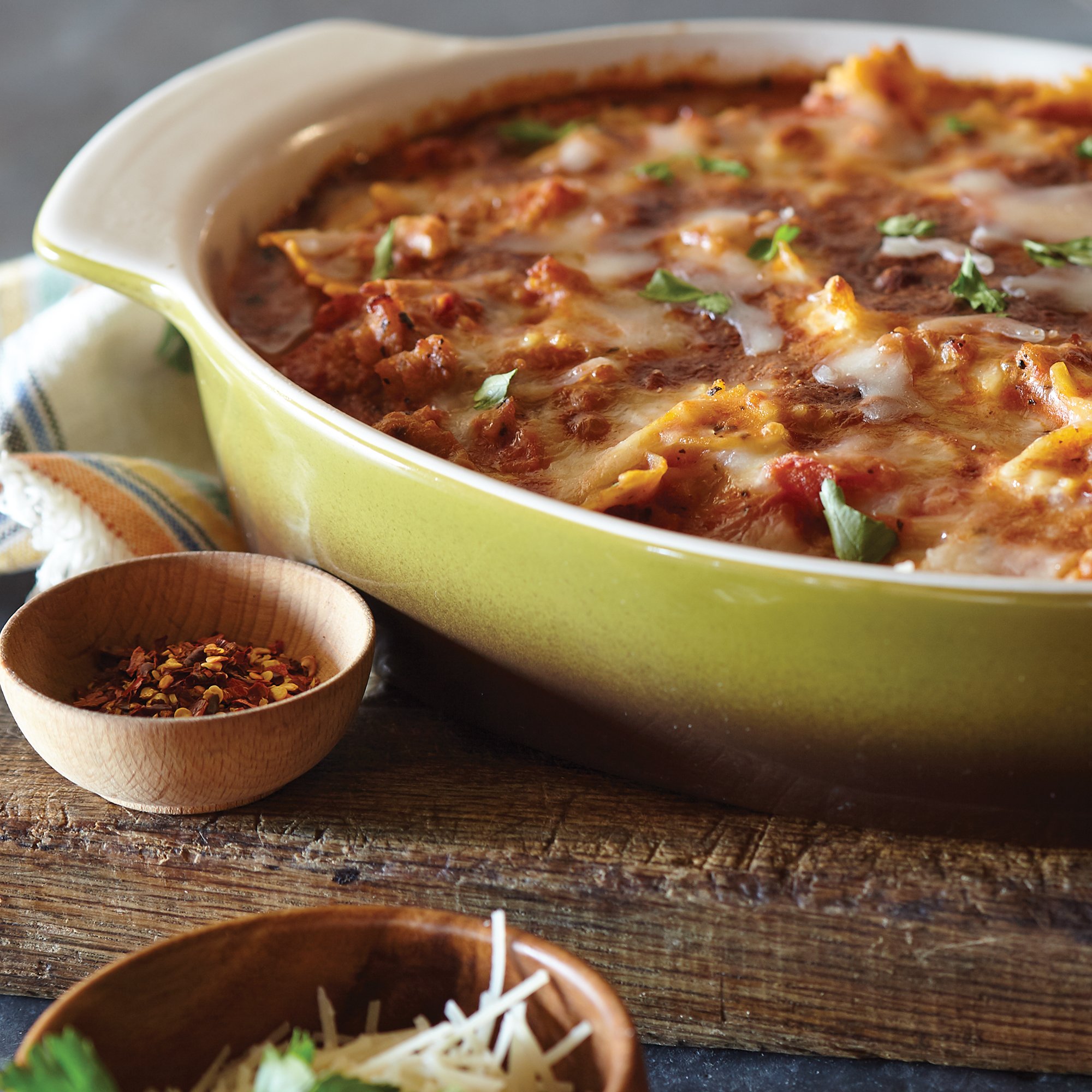 Italian Sausage, Tomato and Basil Casserole Recipe from HEB