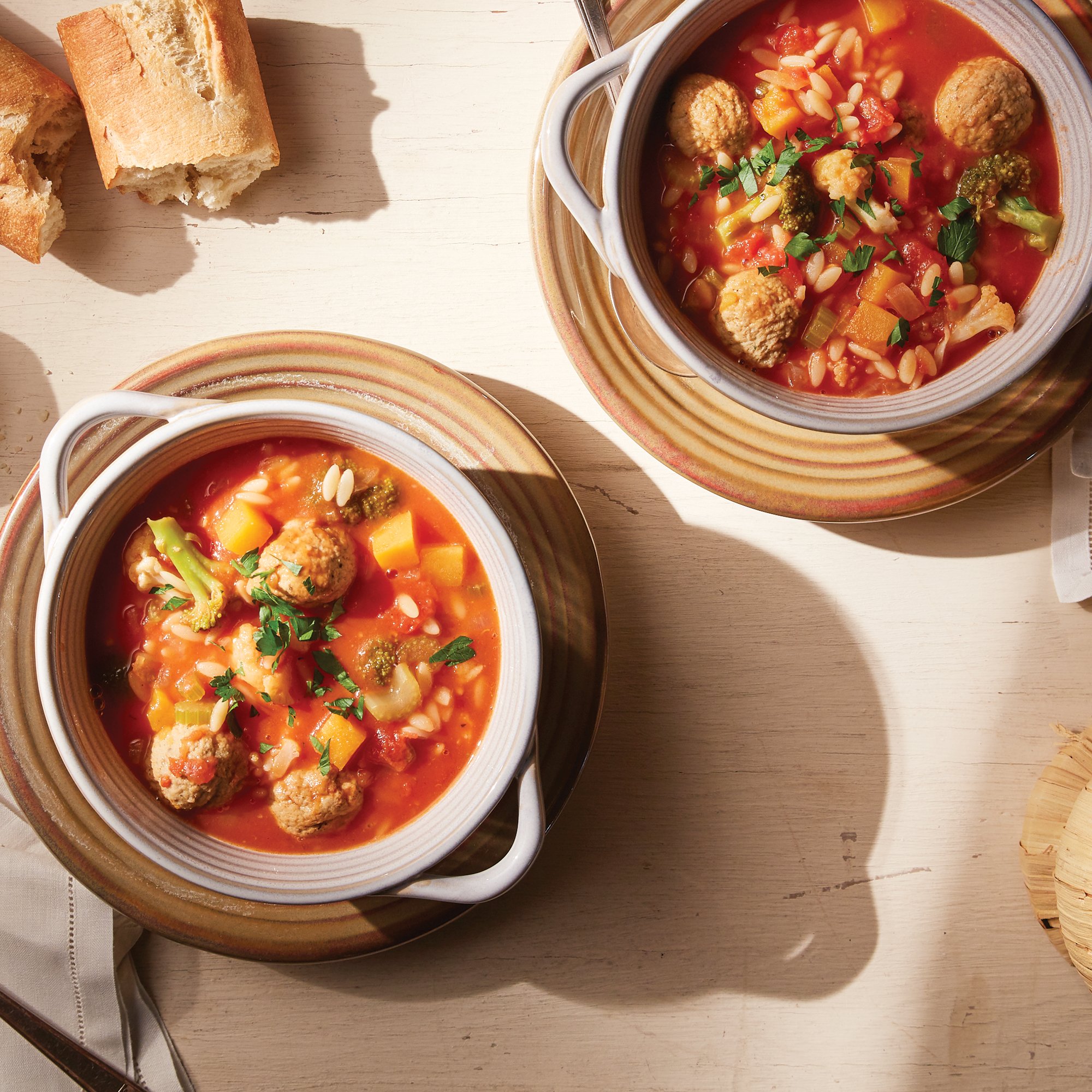 Italian Turkey Meatball Soup Recipe from HEB