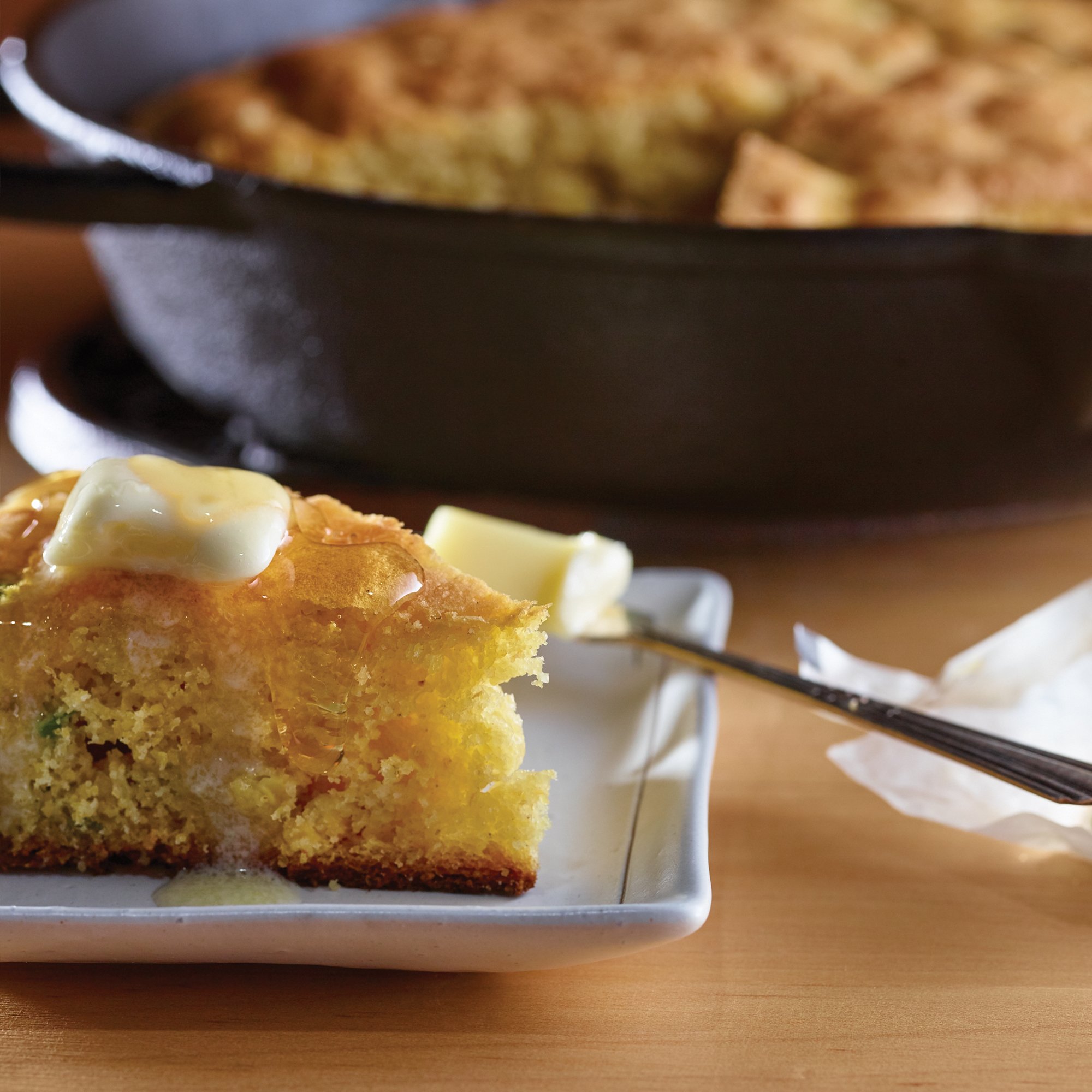 Jalapeño Skillet Cornbread Recipe from HEB