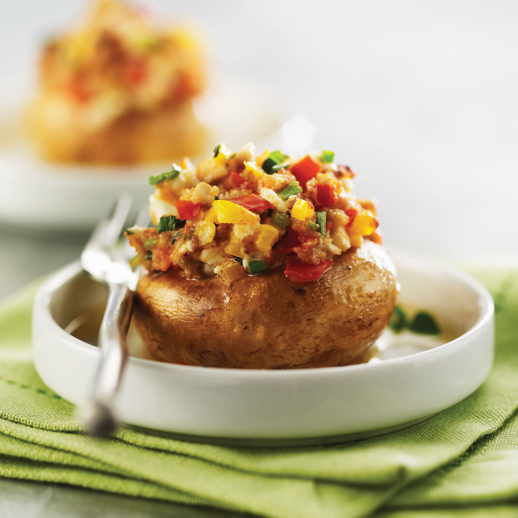 Jumbo Stuffed & Grilled Mushrooms Recipe from HEB