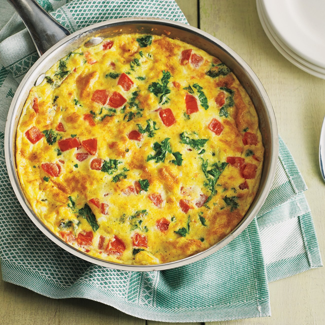 Kale &Tomato Frittata Recipe from HEB
